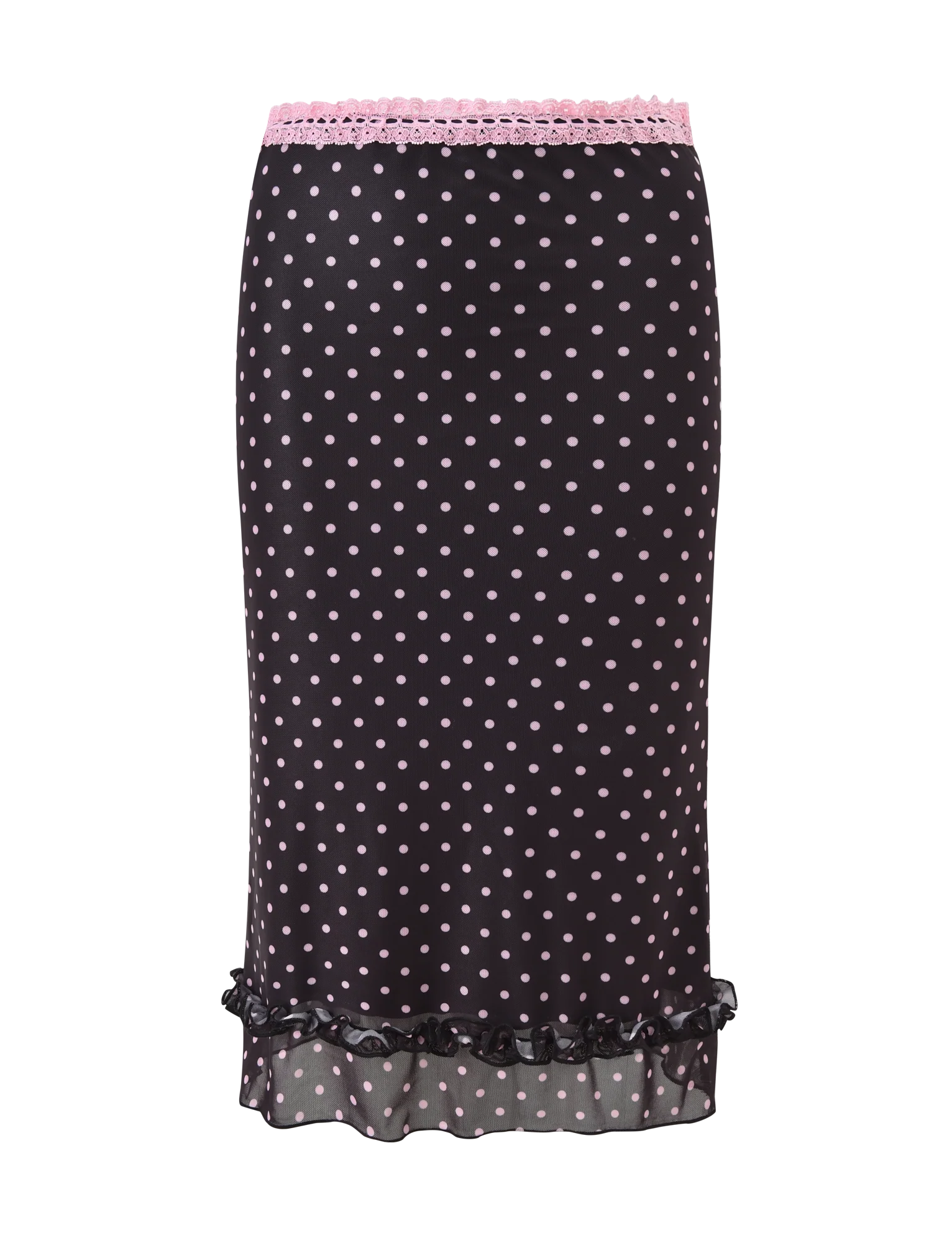 AMARA MIDI SKIRT - BLACK - Image 6