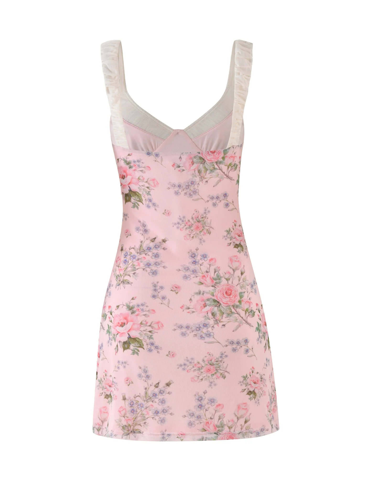 AMARAN MINI DRESS - PINK : FLORAL : WILD FLOWER - Image 7