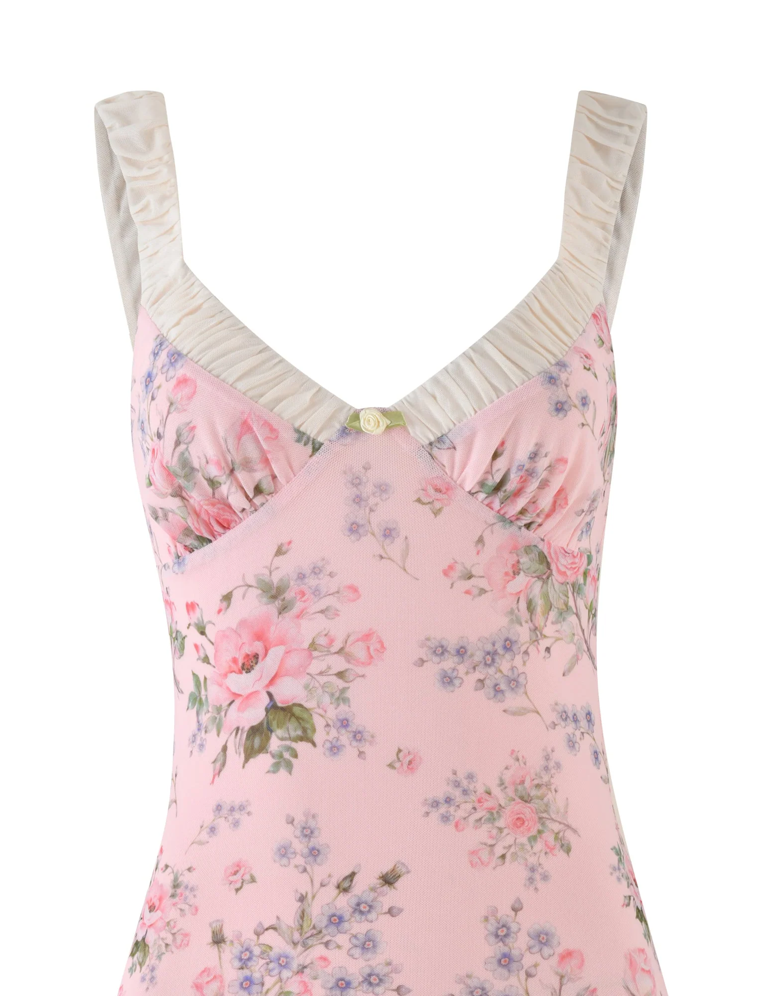 AMARAN MINI DRESS - PINK : FLORAL : WILD FLOWER - Image 8