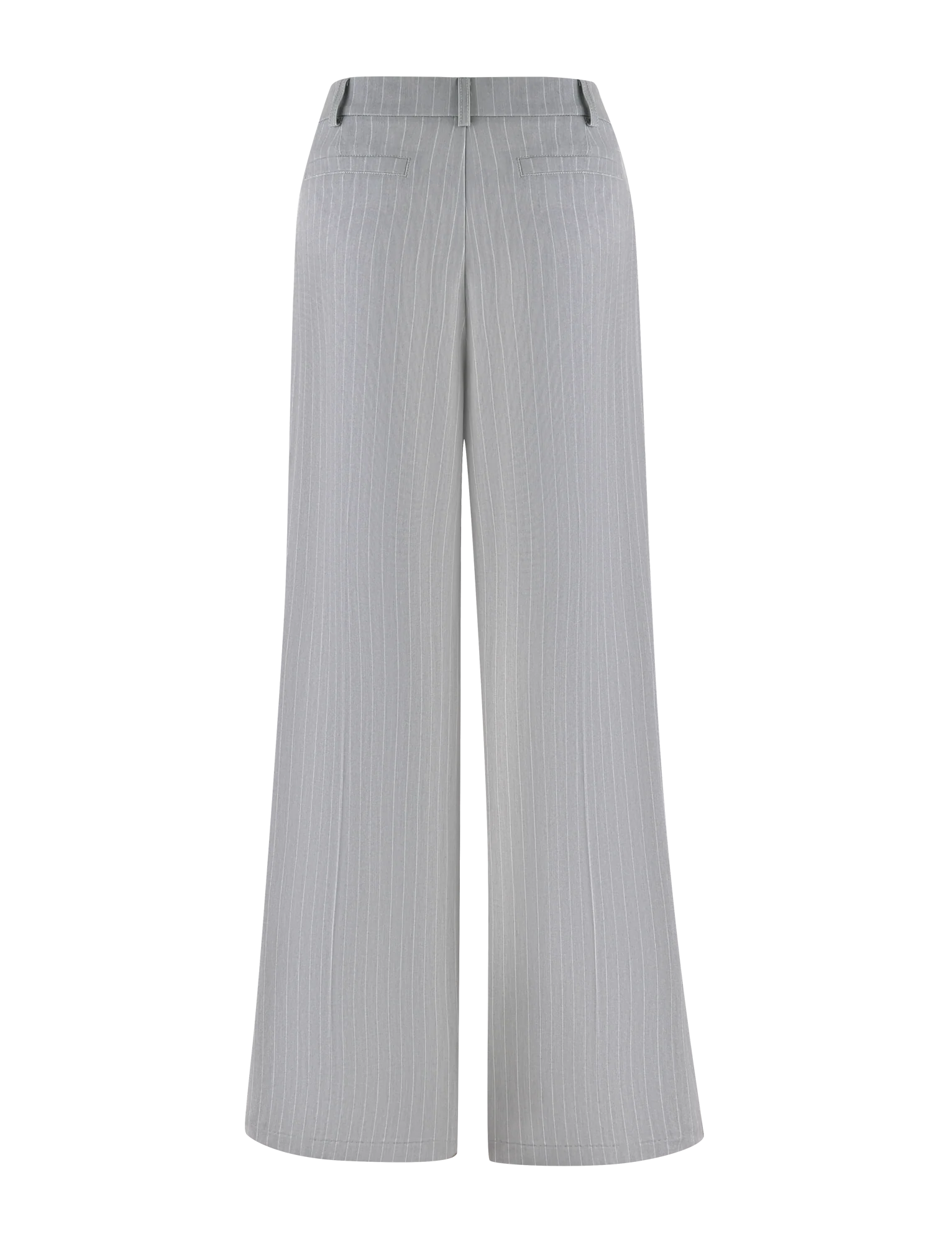 AMBERLY SUIT PANT - GREY : PINSTRIPE : GREY PINSTRIPE - Image 8
