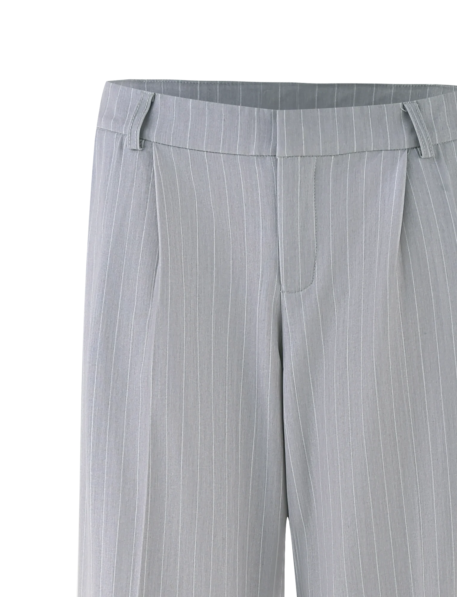 AMBERLY SUIT PANT - GREY : PINSTRIPE : GREY PINSTRIPE - Image 9