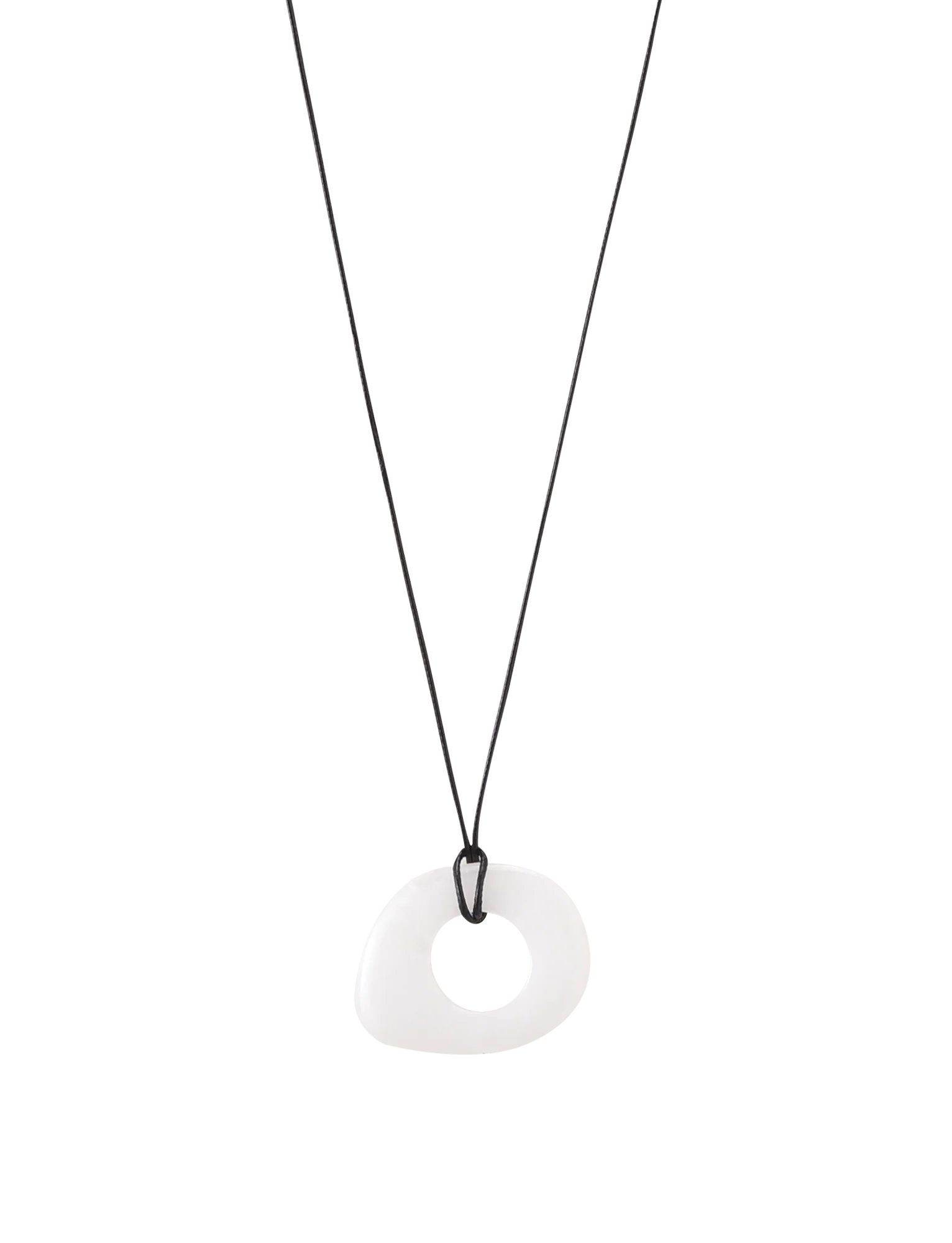 AMYRA PENDANT NECKLACE - WHITE - Image 6
