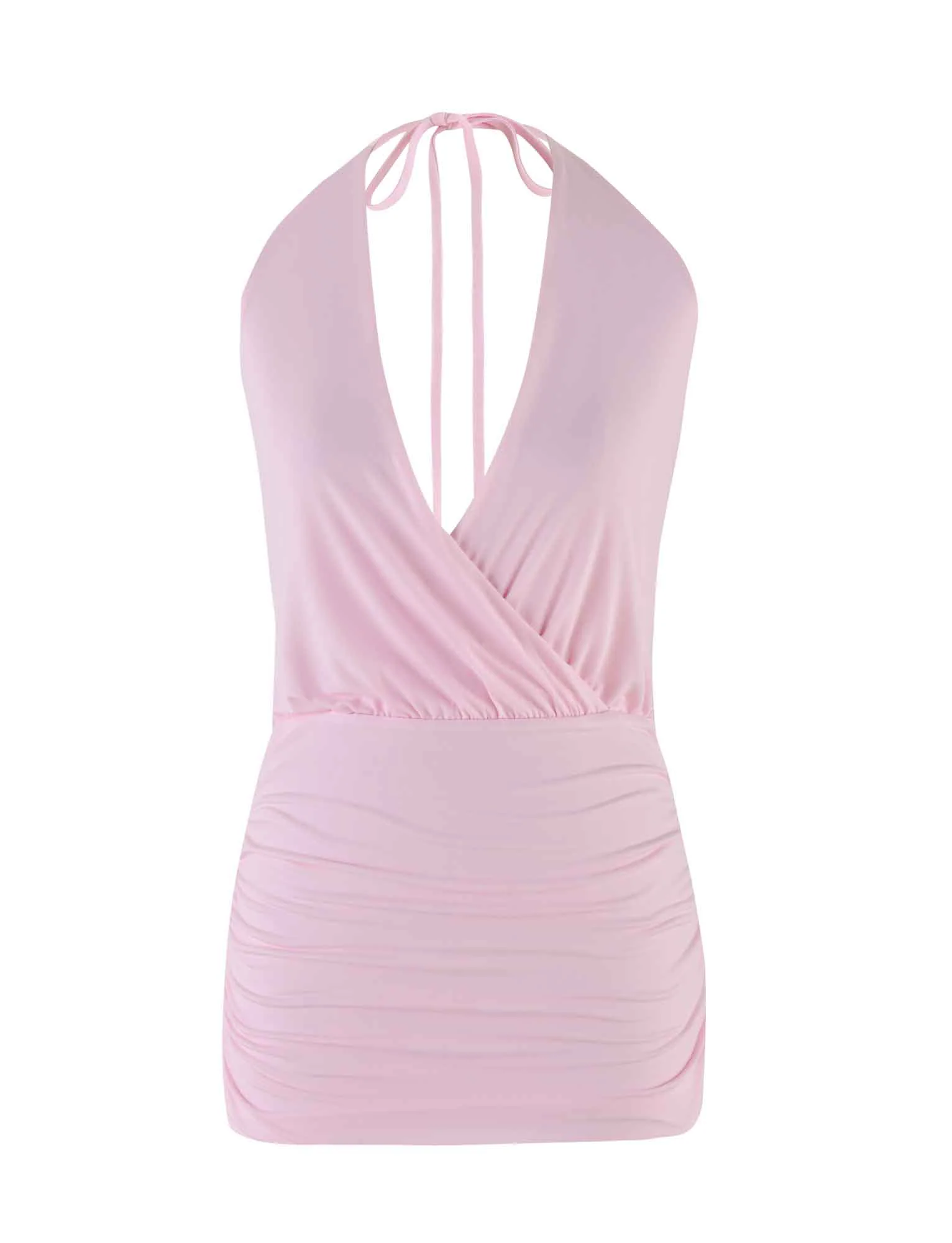 ANABELLE MINI DRESS - PINK : BABY PINK : BABY PINK - Image 6