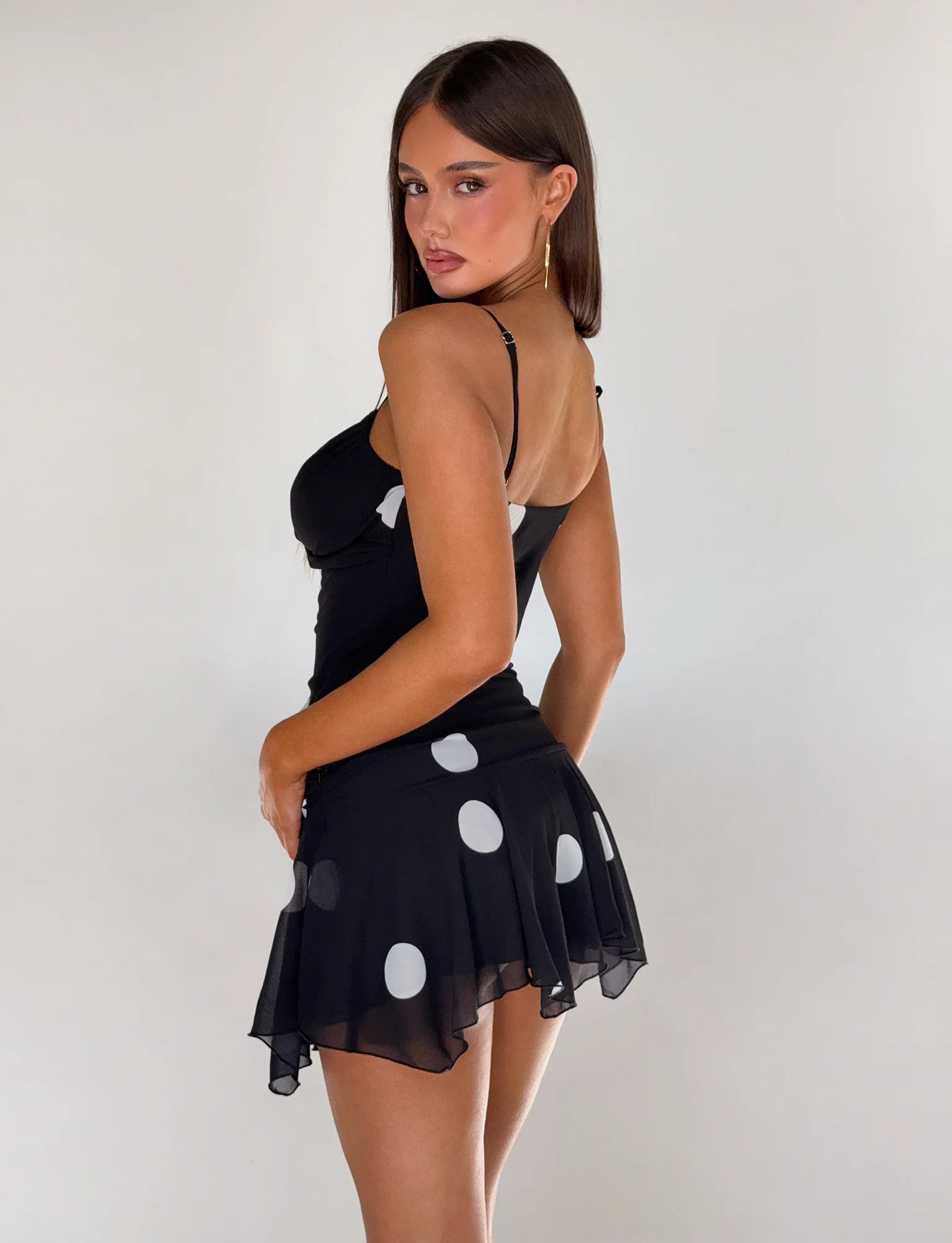 AYDIN MINI SKIRT - BLACK - Image 6