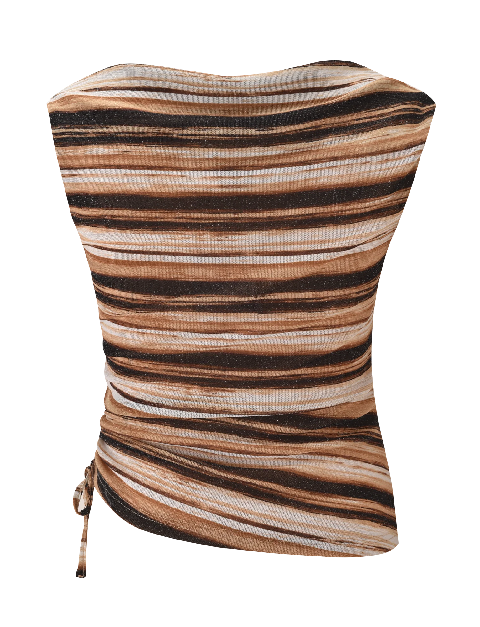 BRAELYN TOP - BROWN STRIPE - Image 7