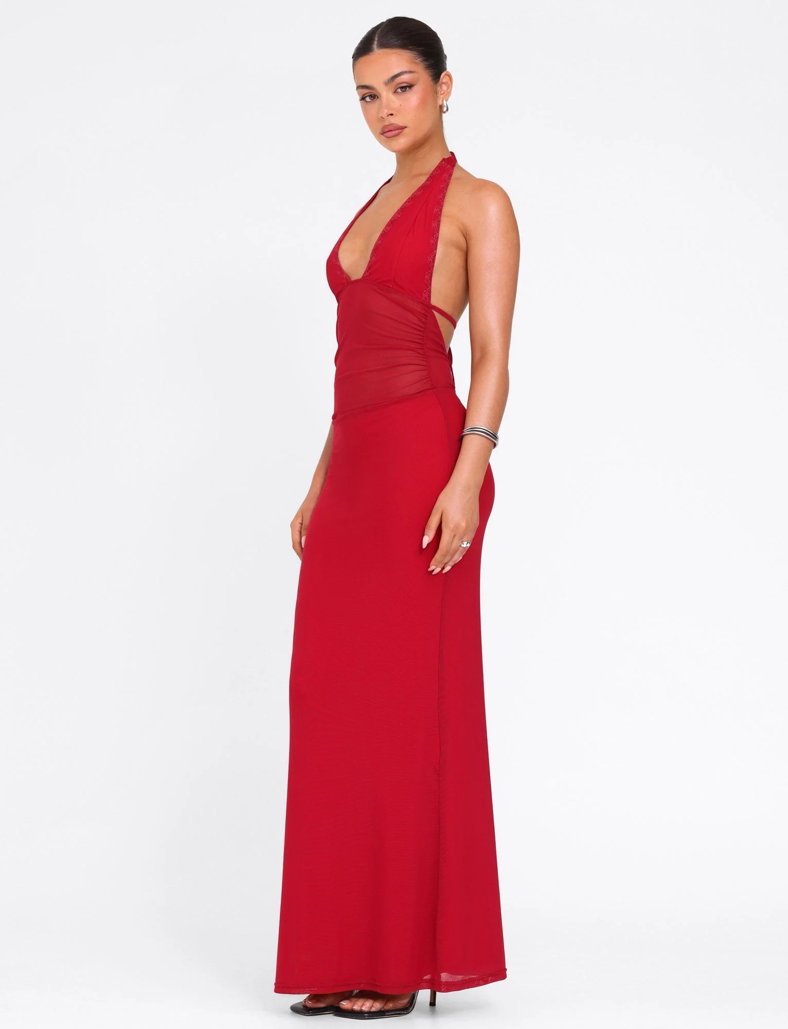 BRESILY MAXI DRESS - RED - Image 5