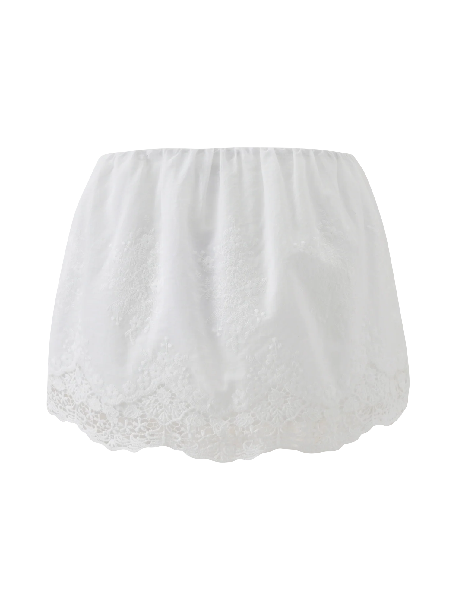 CAILEIGH MINI SKIRT - WHITE - Image 7