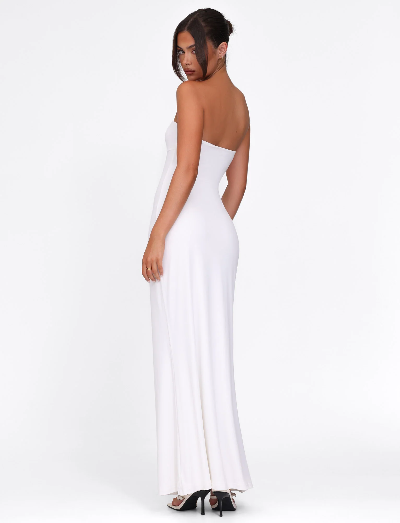CECILY MAXI DRESS - WHITE - Image 3