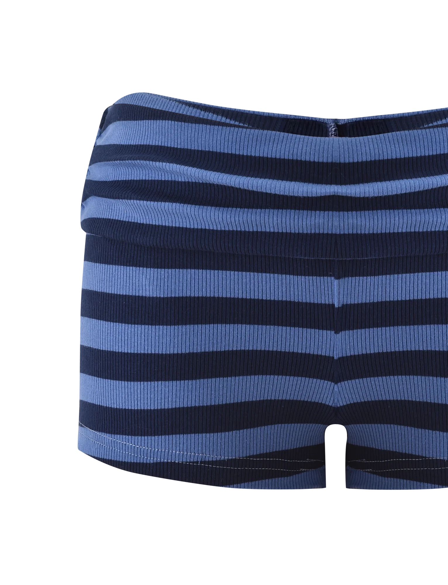 CERYS RIB SHORT - BLUE NAVY STRIPE - Image 8