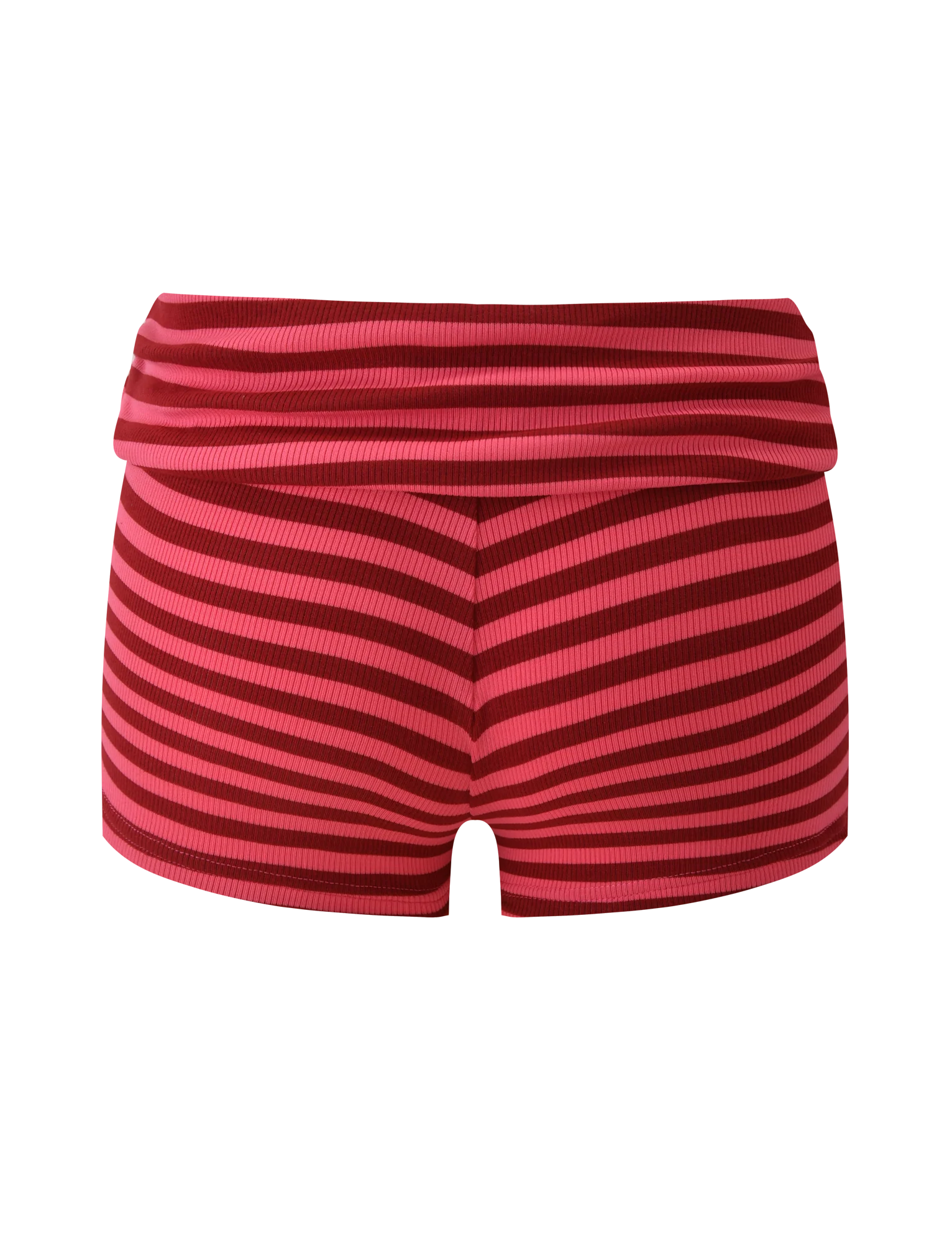 CERYS RIB SHORT - PINK RED STRIPE - Image 9