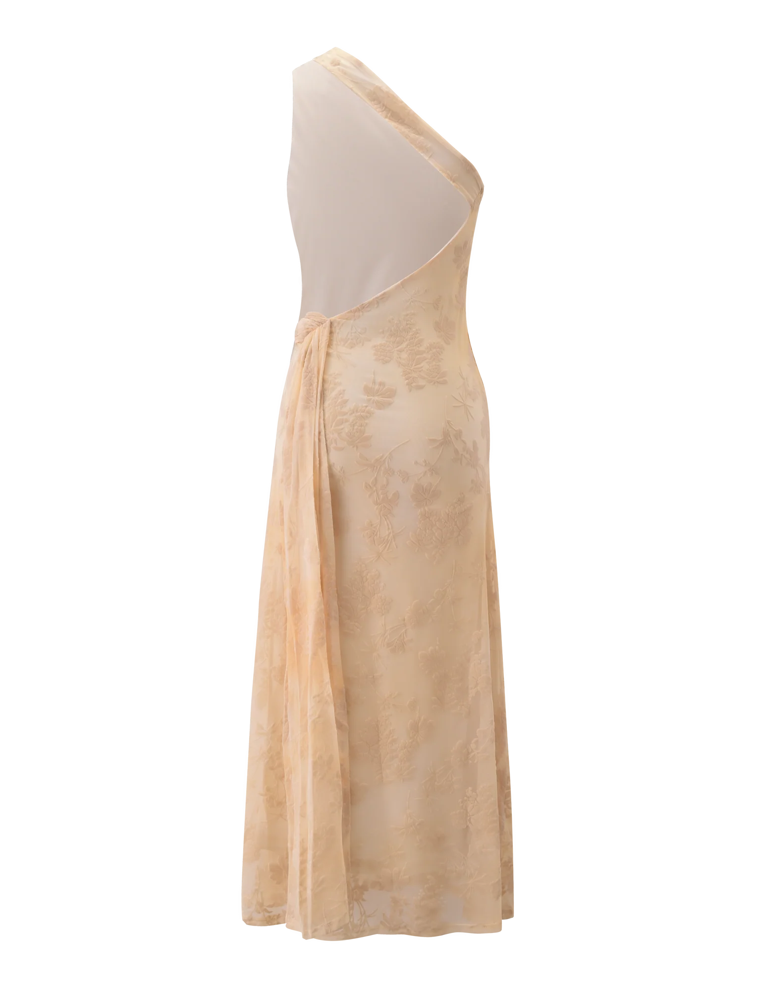 CHARLYSE ONE SHOULDER MAXI DRESS - BUTTER YELLOW - Image 8