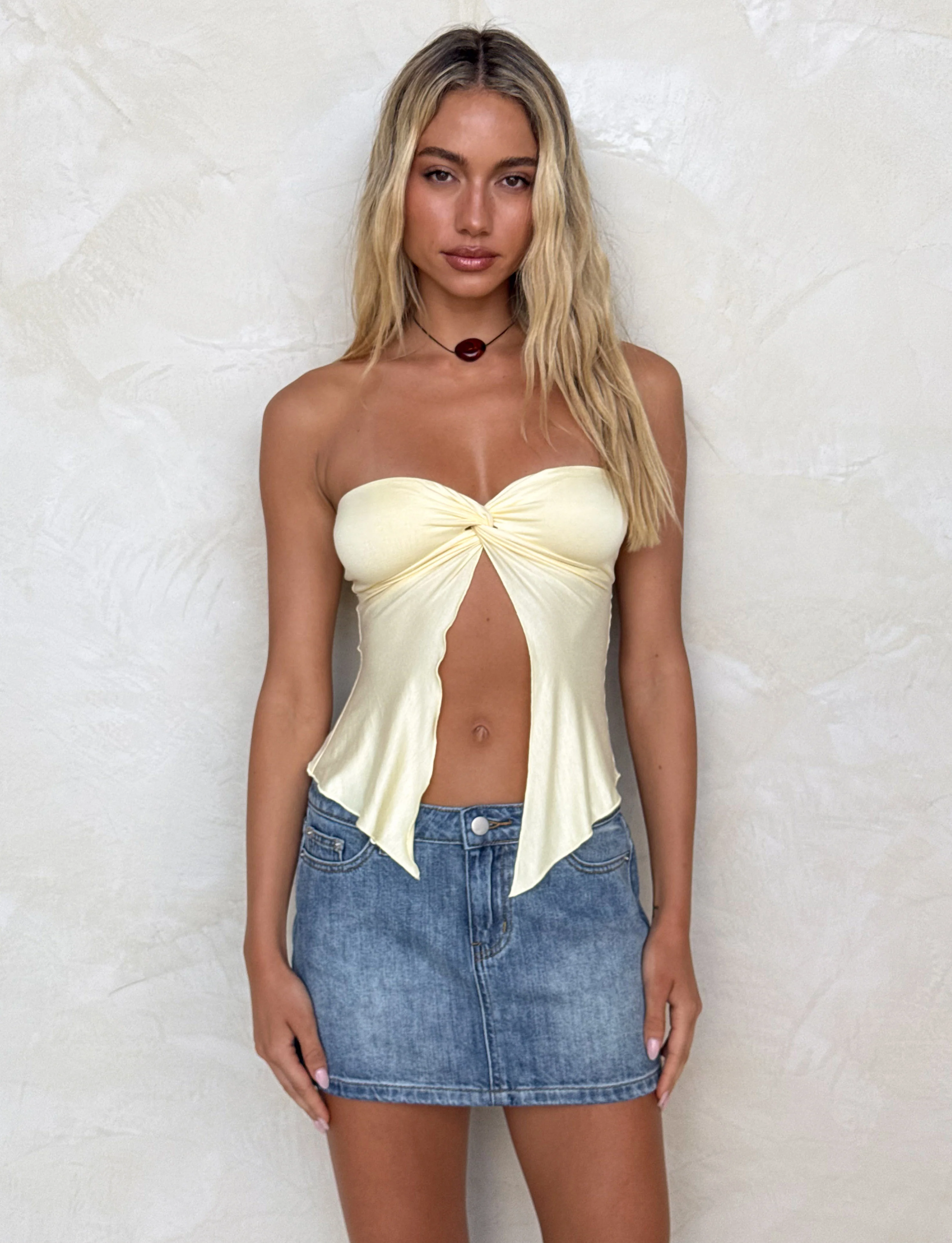 CHARMAINE TOP - LEMON