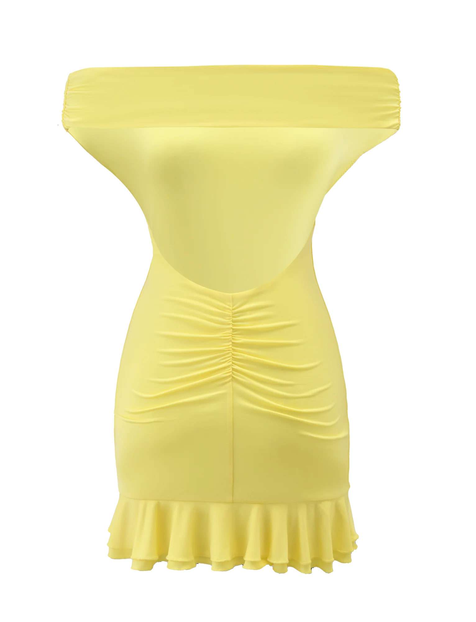 CLIA MINI DRESS - LEMON - Image 9