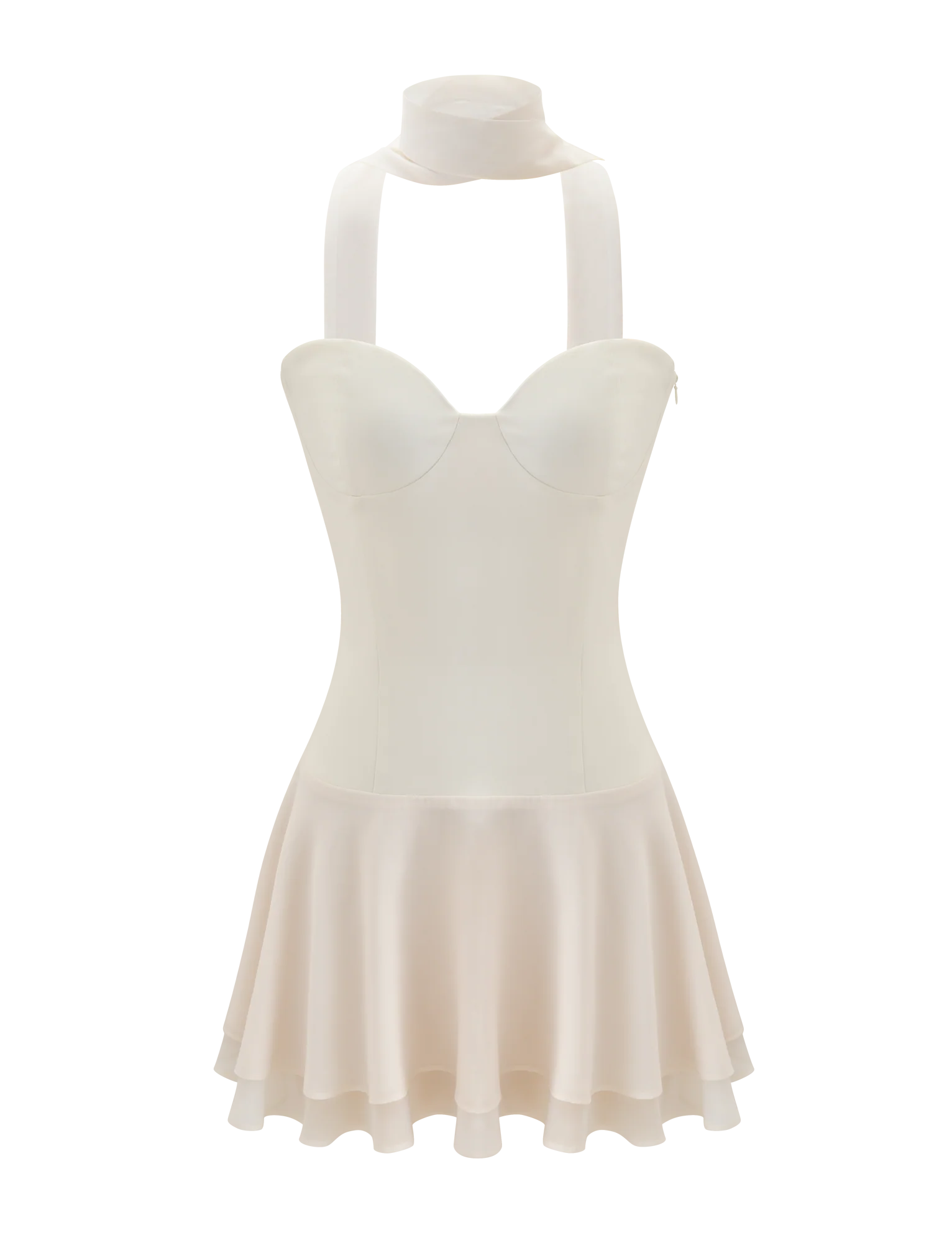 CORDELIE MINI DRESS - CREAM - Image 7