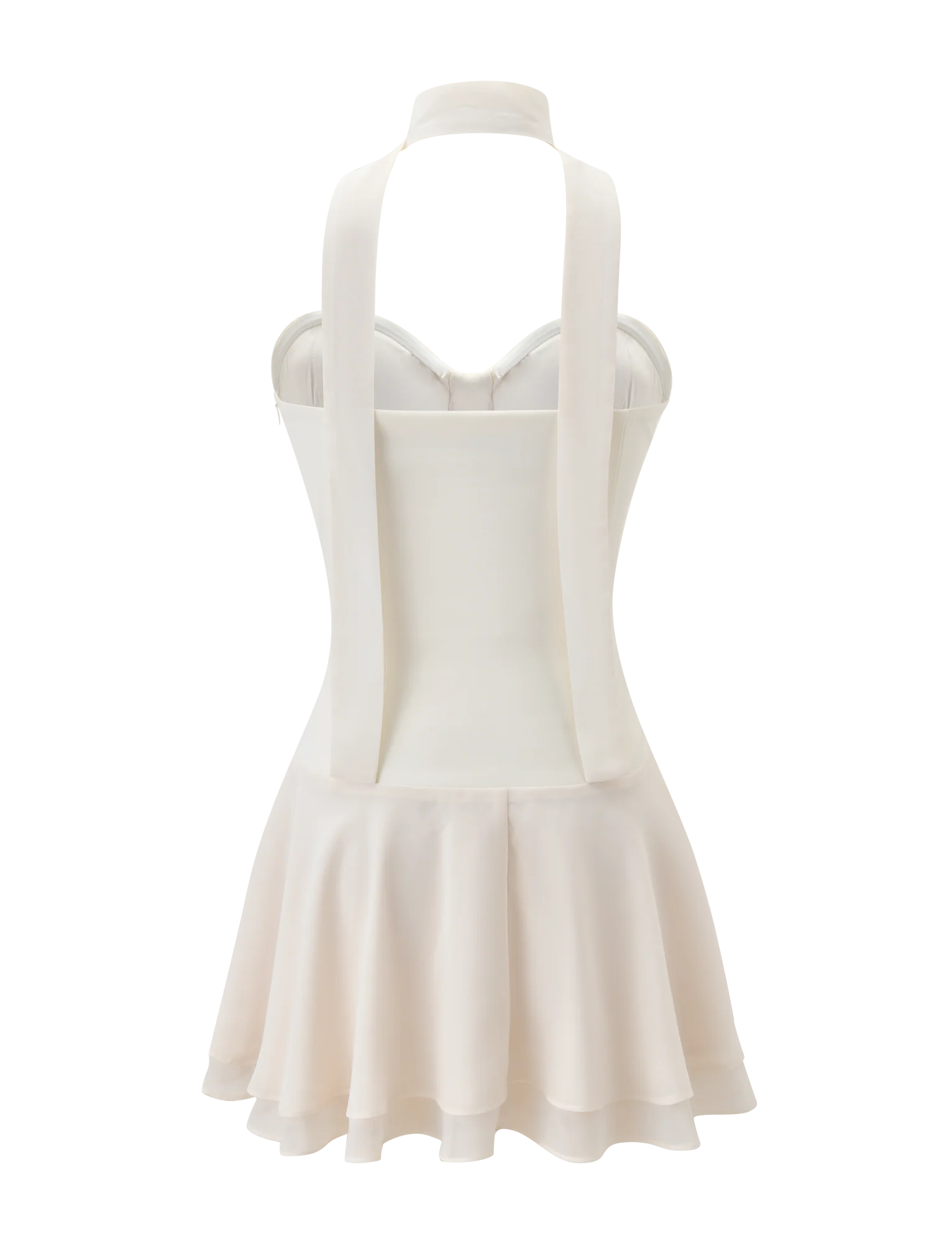 CORDELIE MINI DRESS - CREAM - Image 8