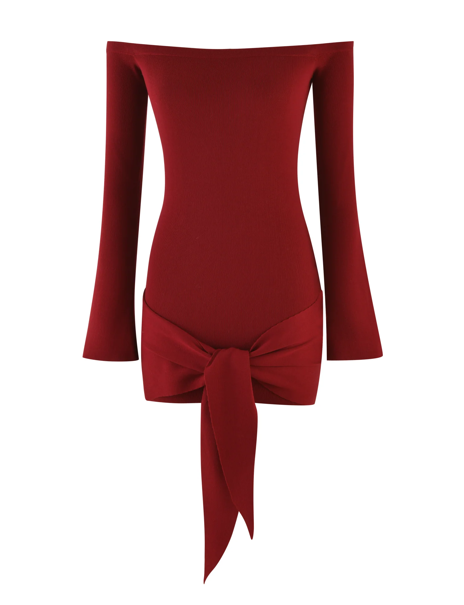 CYPRESS MINI DRESS - RED : WINE - Image 6