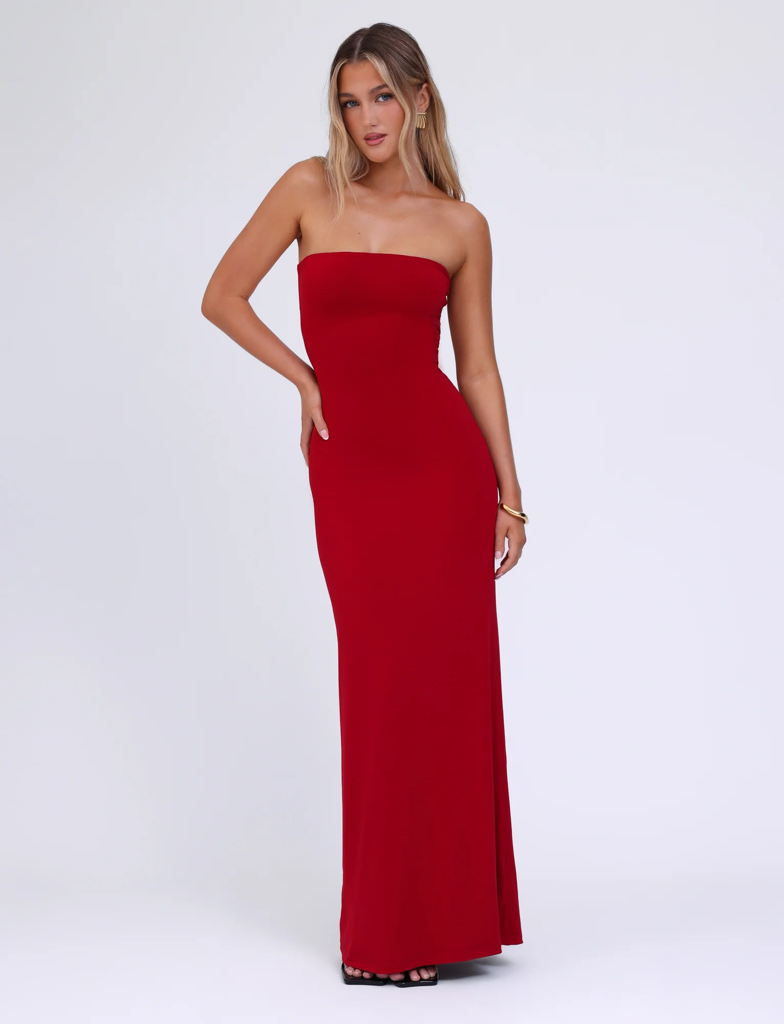 DANIELA DRESS - RED - Image 4