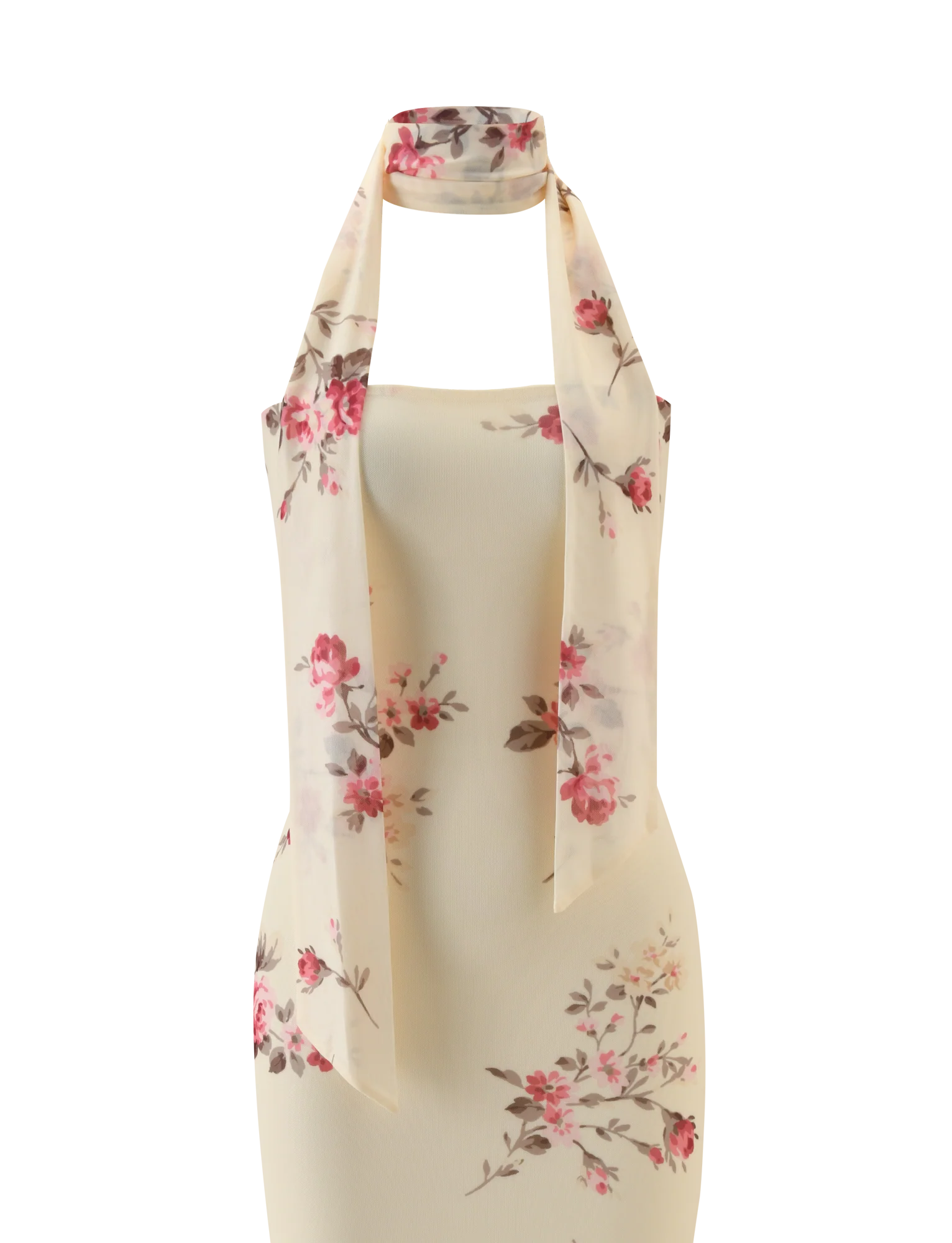 DANIELA SCARF DRESS - YELLOW FLORAL - Image 11