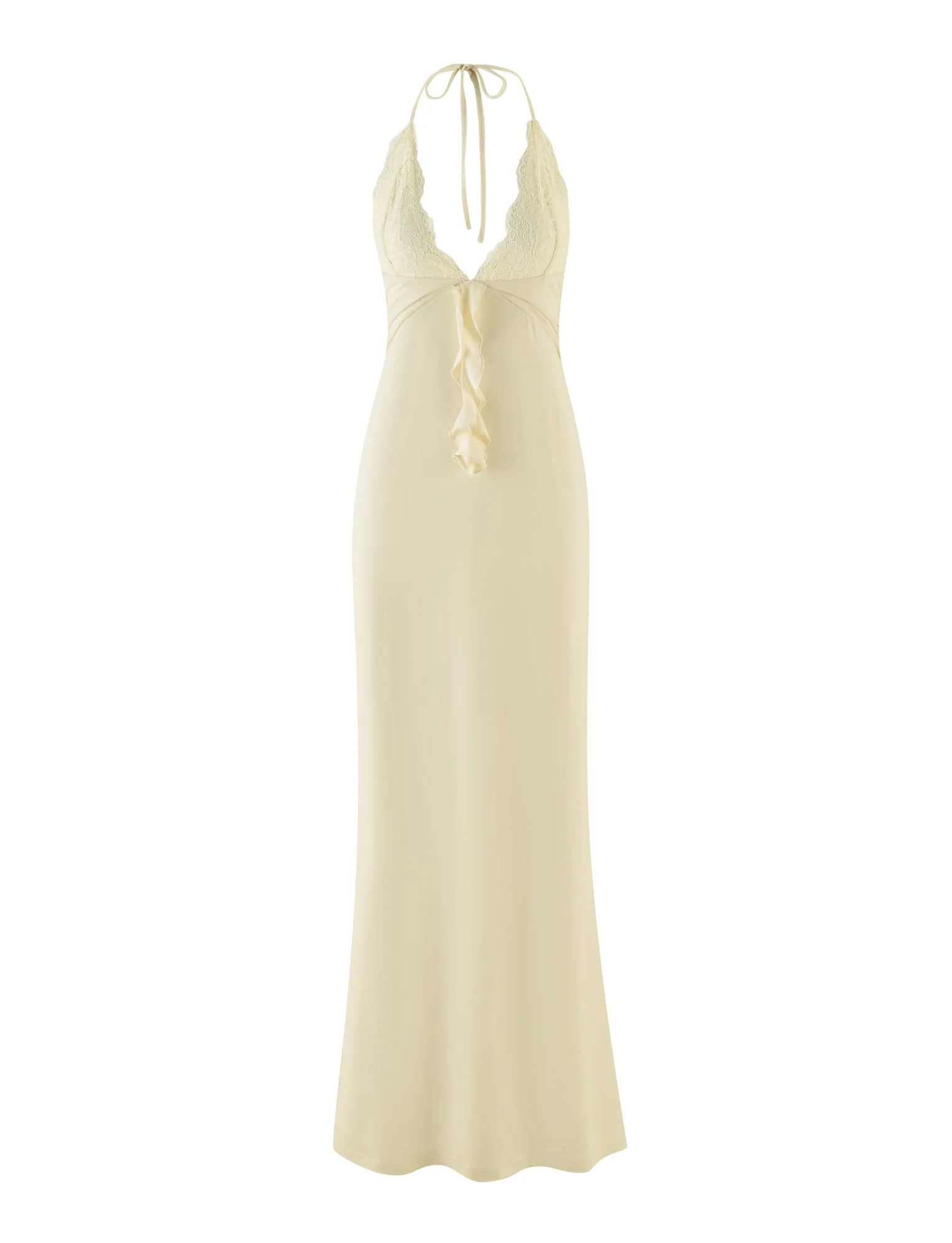DEENA MAXI DRESS - YELLOW : LEMON - Image 6