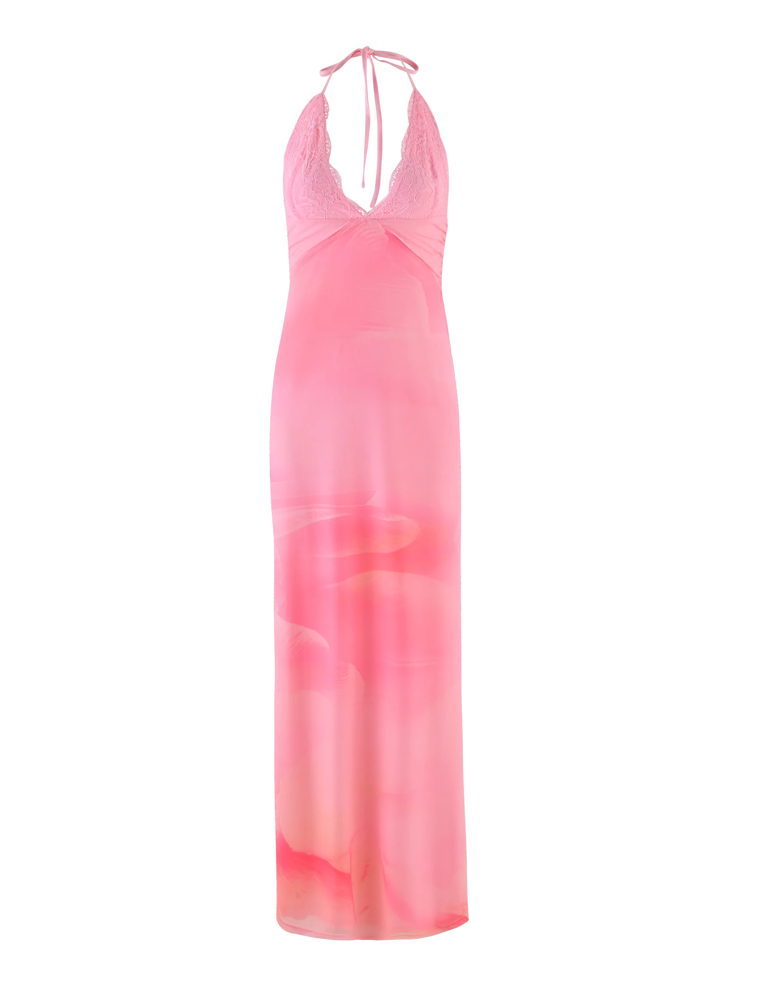 DENAE MAXI DRESS - PINK : FLORAL : PINK BLOSSOM - Image 7