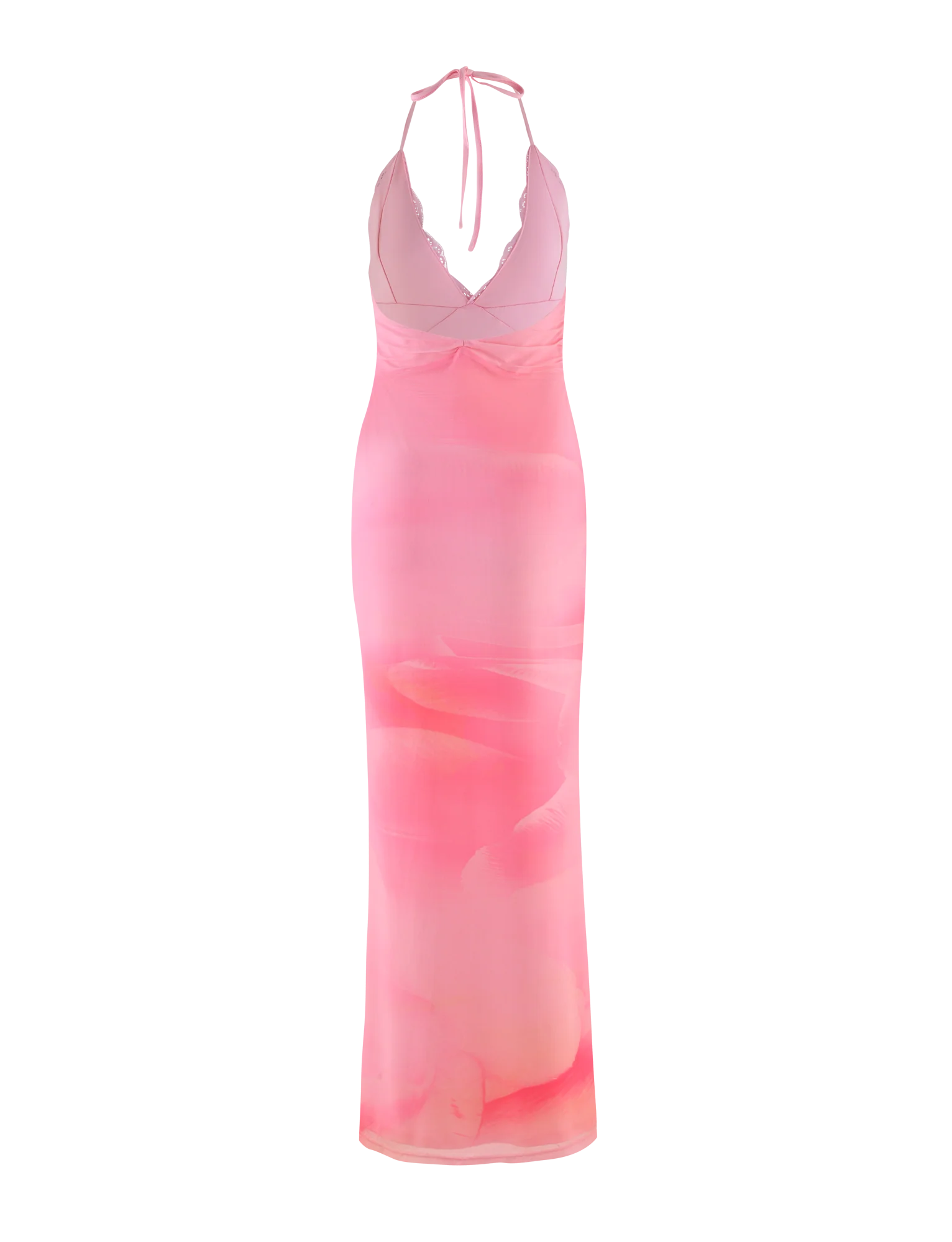 DENAE MAXI DRESS - PINK : FLORAL : PINK BLOSSOM - Image 8
