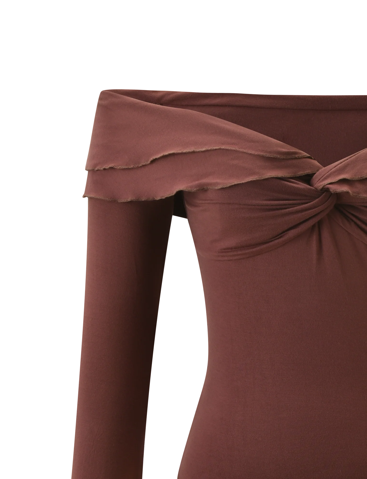 DENALI LONG SLEEVE TOP - CHOCOLATE - Image 8