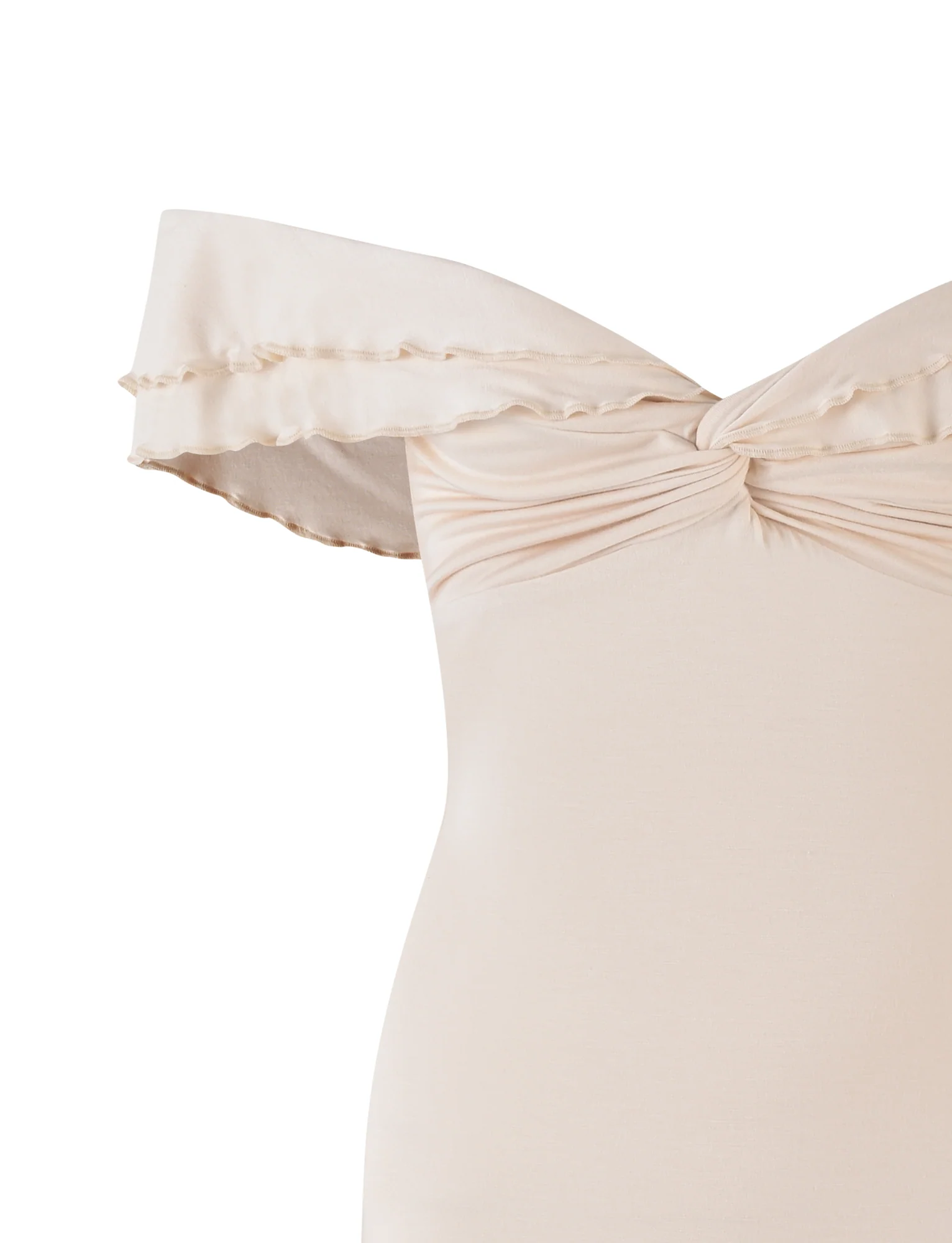 DENALI MINI DRESS - WHITE : BONE - Image 8