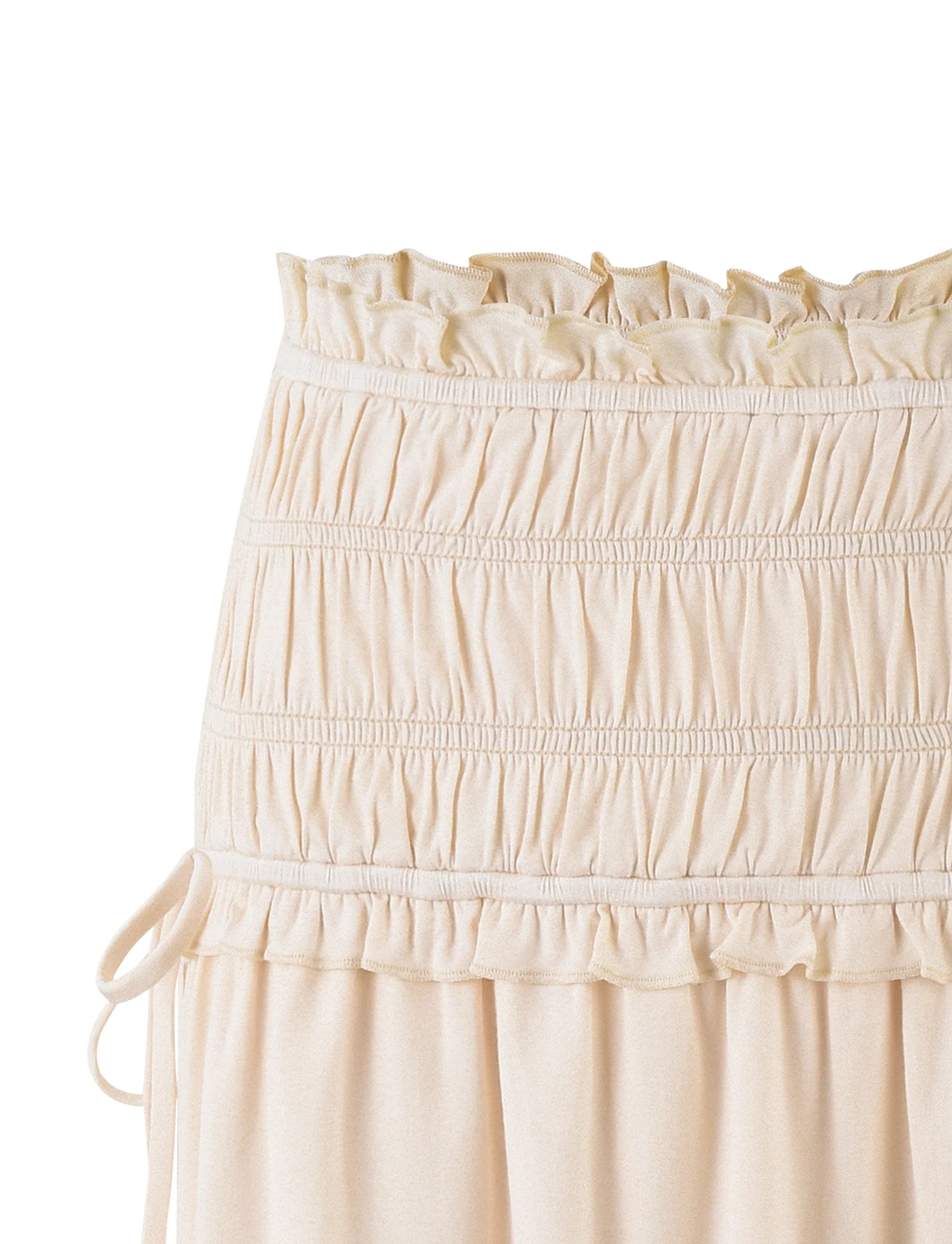 DENALI MINI SKIRT - WHITE : BONE - Image 9