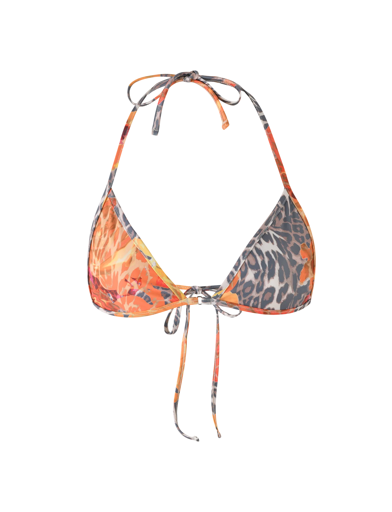 DIANA BIKINI TOP - MULTI : LEOPARD : ORANGE LEOPARD - Image 7