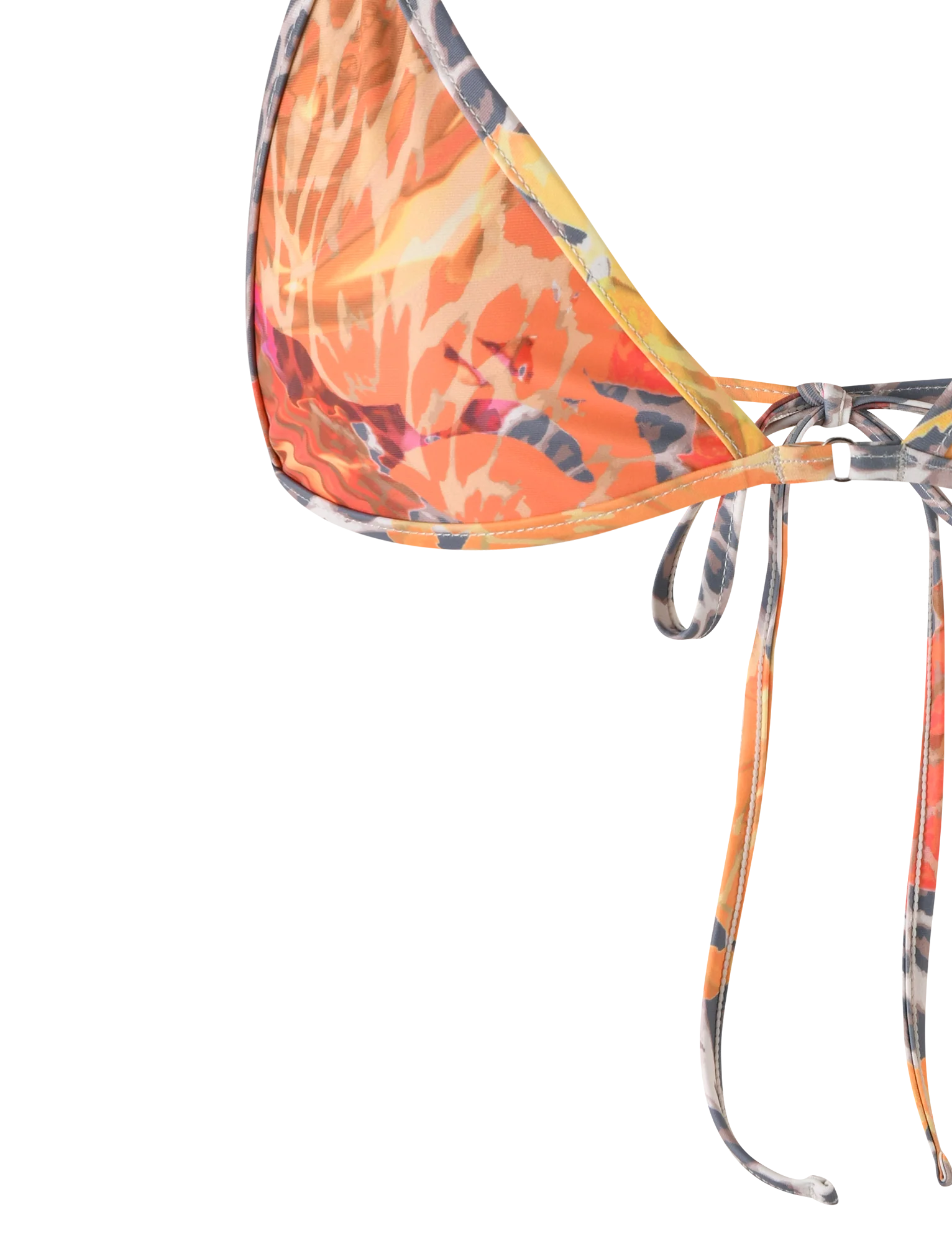 DIANA BIKINI TOP - MULTI : LEOPARD : ORANGE LEOPARD - Image 9