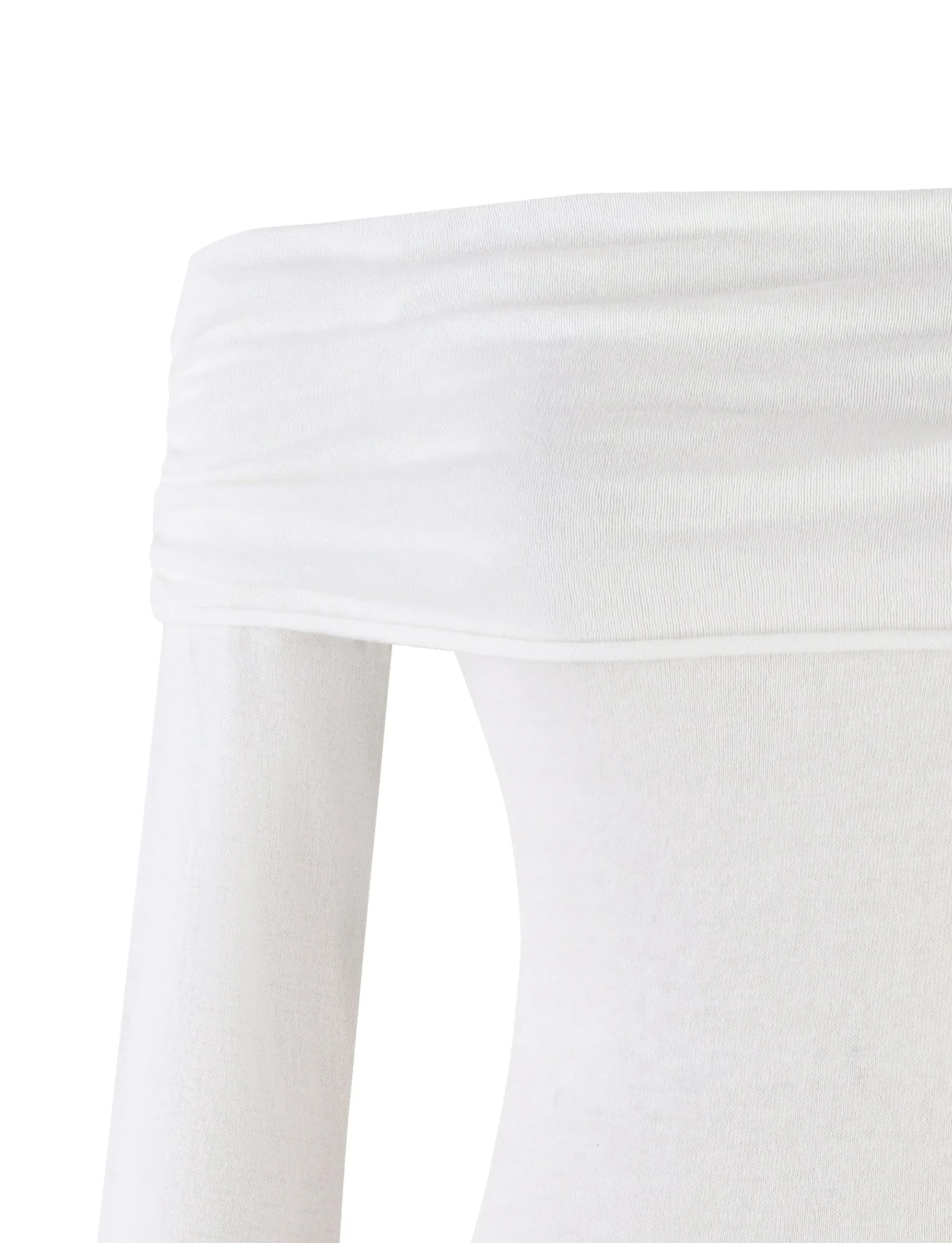 DIEDRE JUMPER DRESS - WHITE : CREAM - Image 9