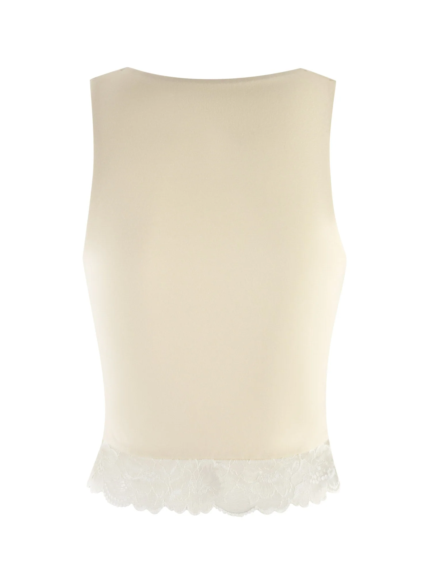 DIONE LACE TOP - YELLOW : BUTTER : SOFT BUTTER - Image 8