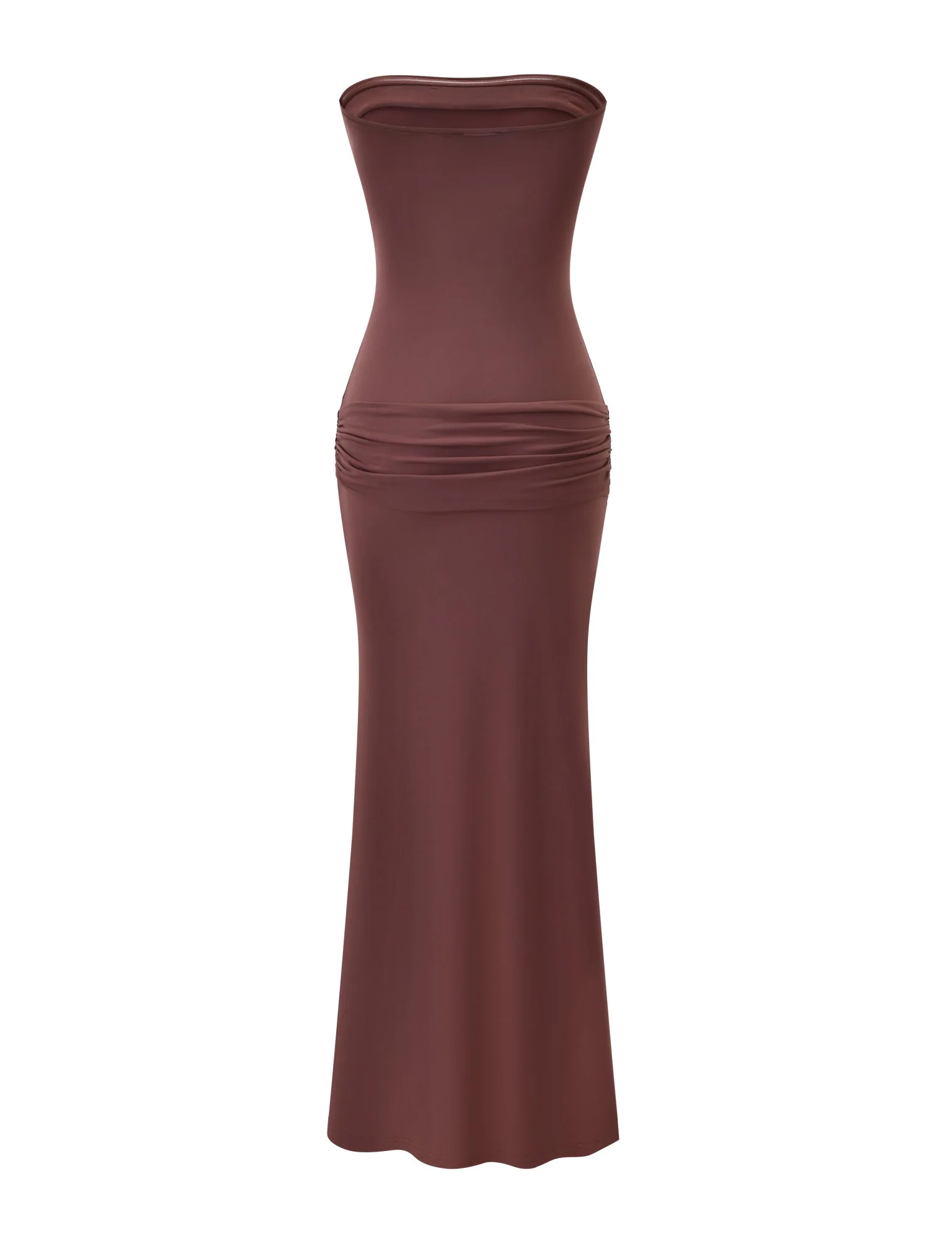 EOS SEQUIN TUBE MAXI DRESS - CINNAMON CHOCOLATE - Image 9