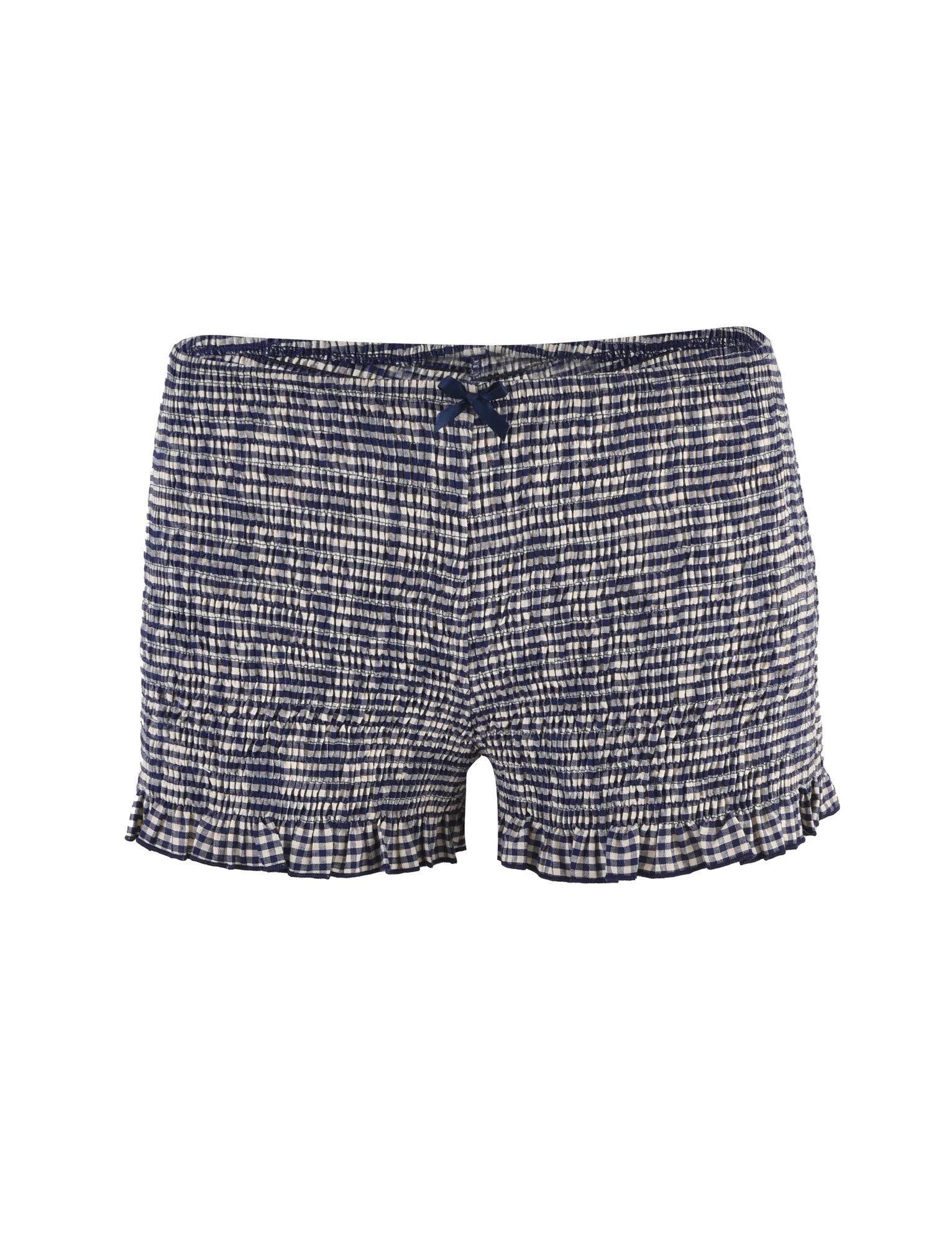 ERYNN SHORTS - NAVY GINGHAM - Image 7