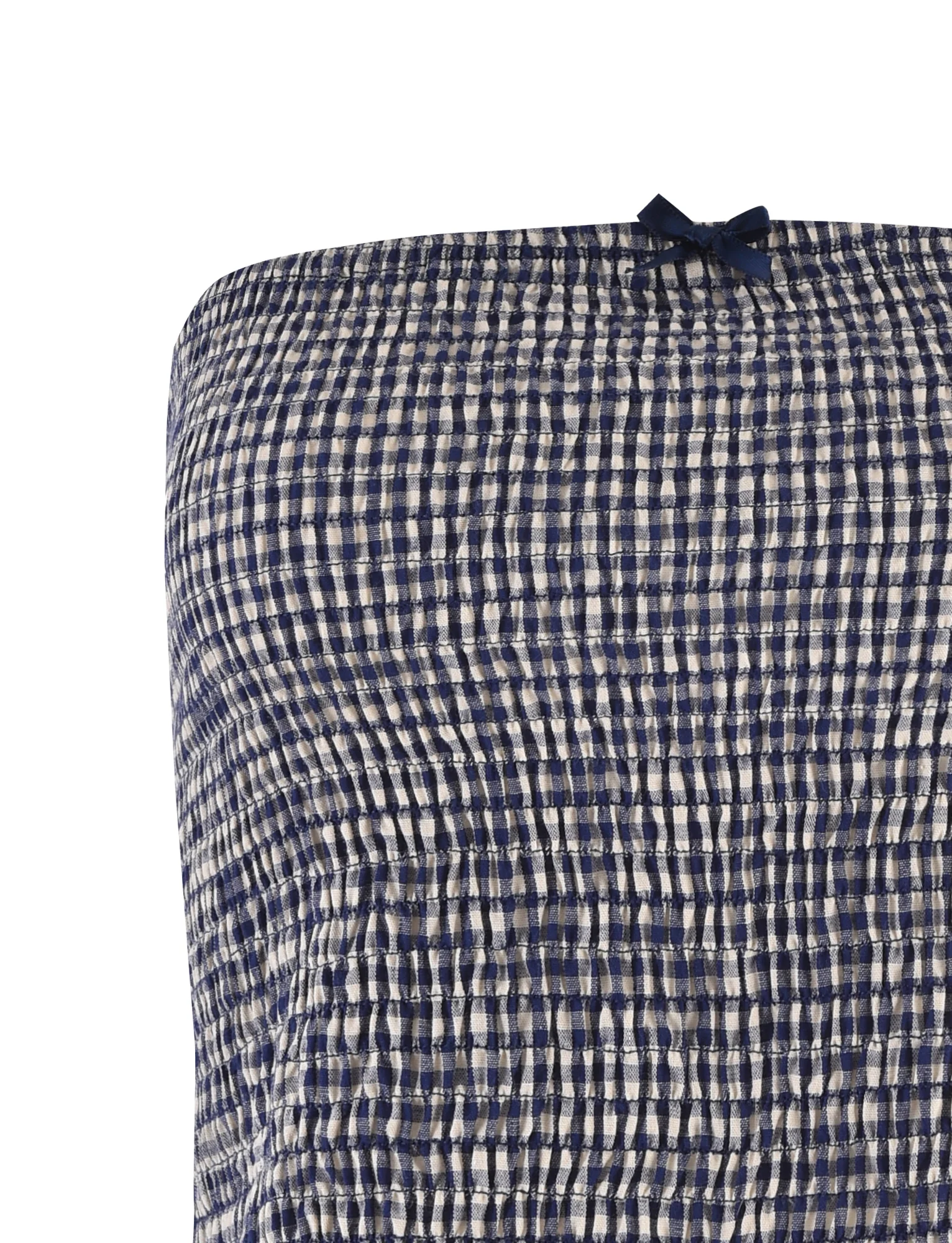 ERYNN TOP - NAVY GINGHAM - Image 6