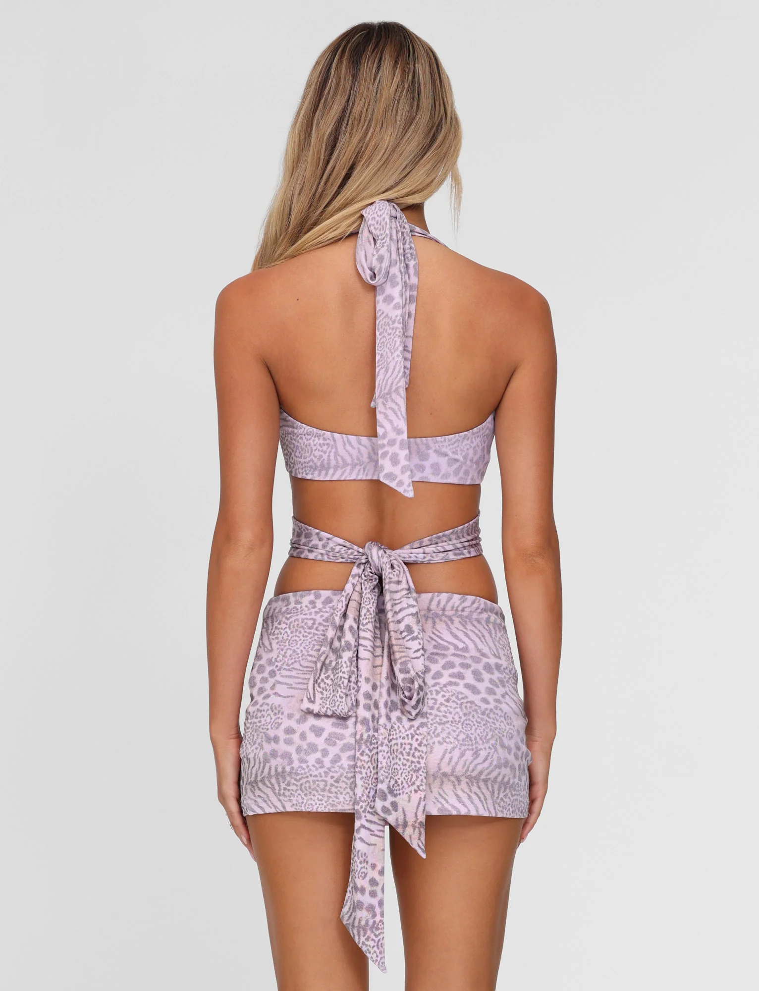 EVANGELINE TOP - PINK : TIGER : PALE PINK TIGER - Image 5