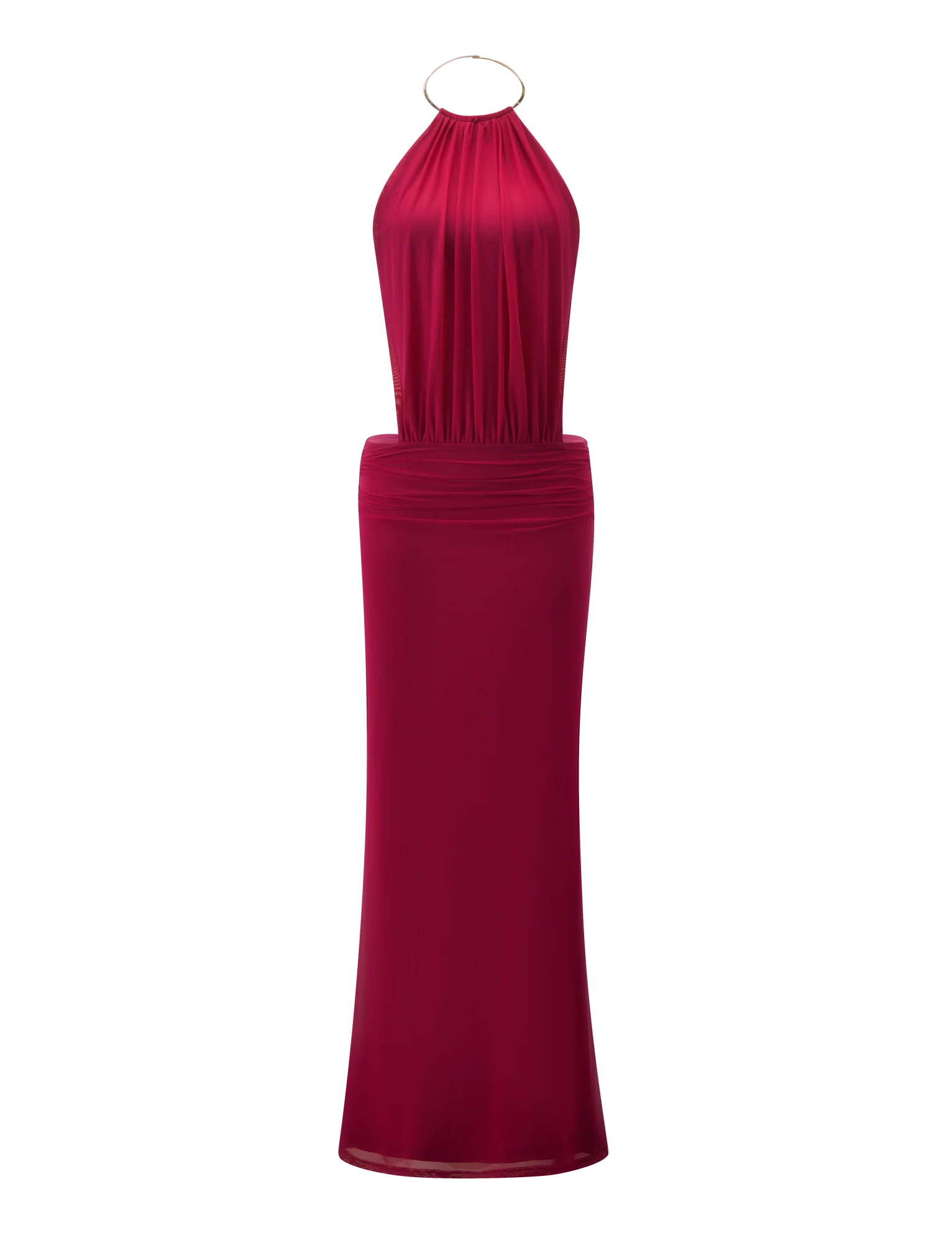 EVANNA MAXI DRESS - BERRY - Image 8