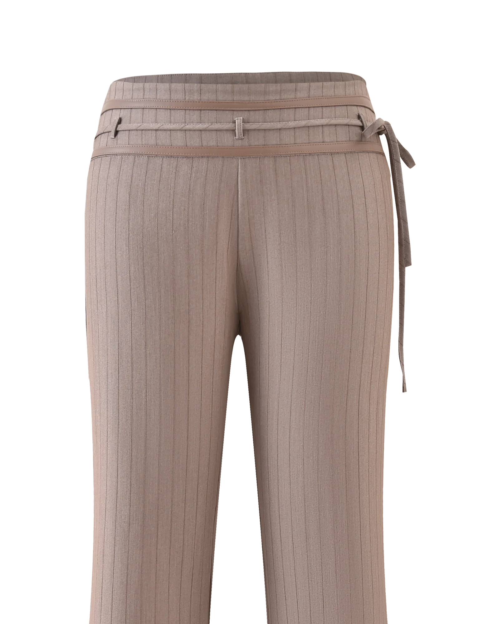 FEDRA PANT - TAN PINSTRIPE - Image 9