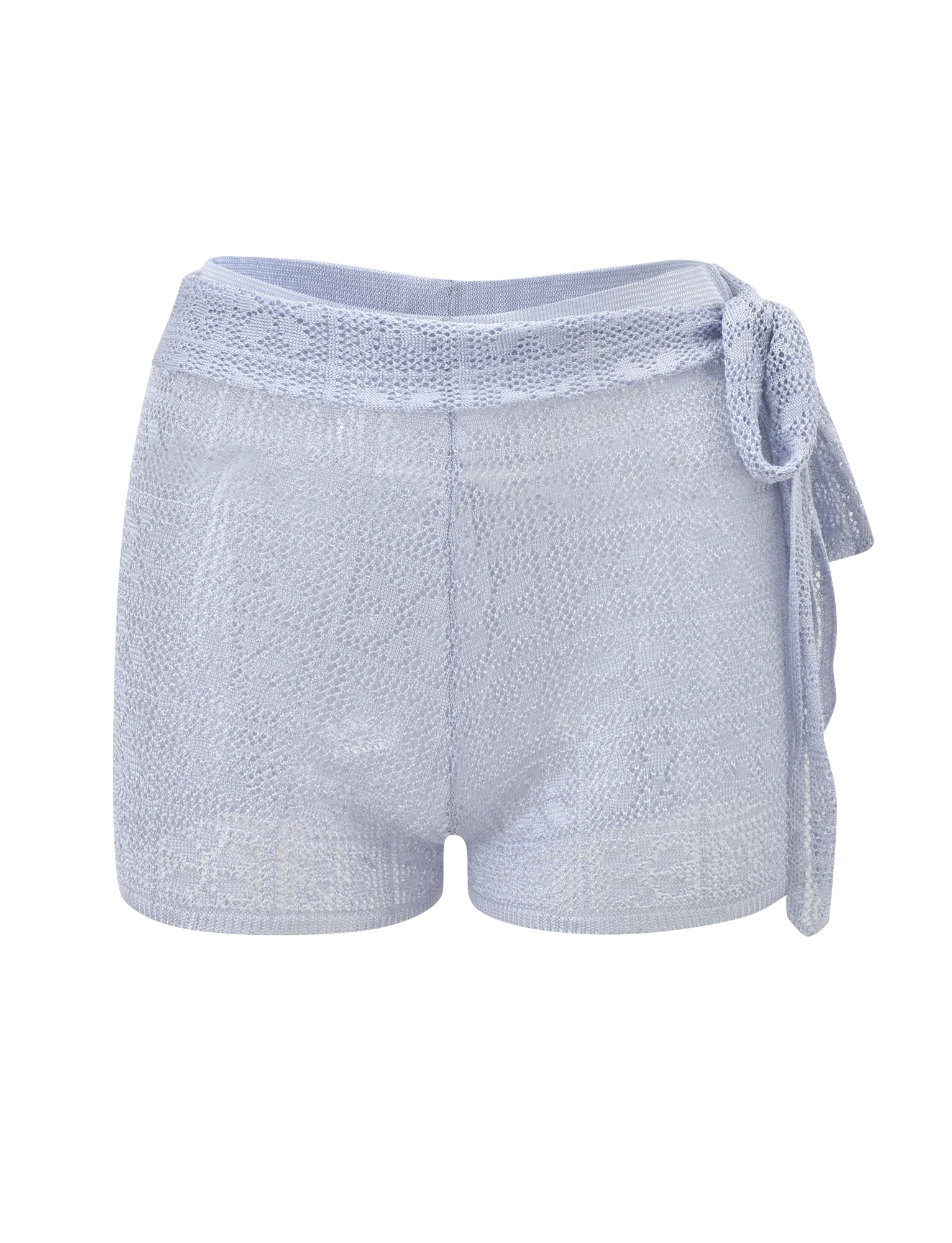 FERN CROCHET SHORT - SILVER - Image 6