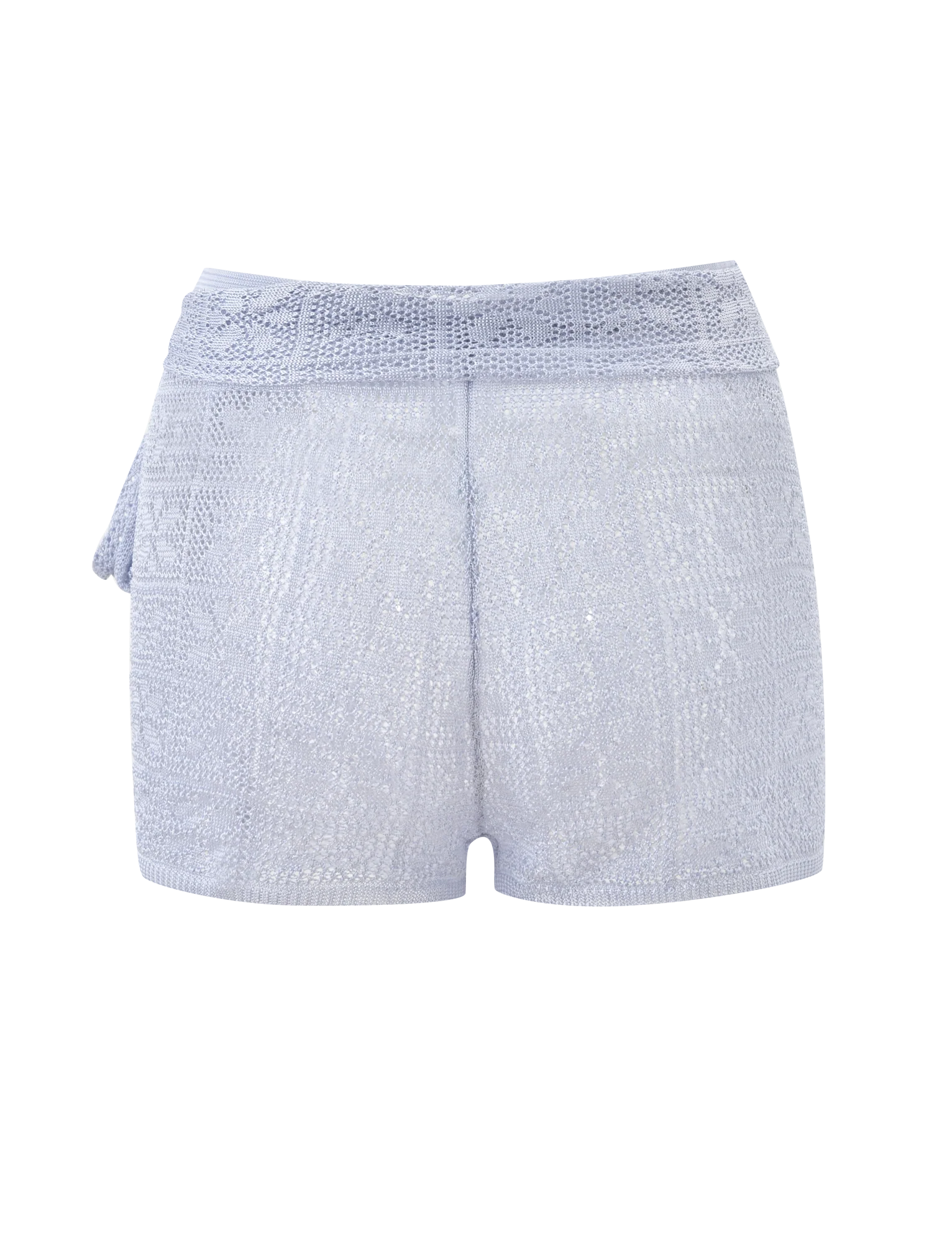 FERN CROCHET SHORT - SILVER - Image 7