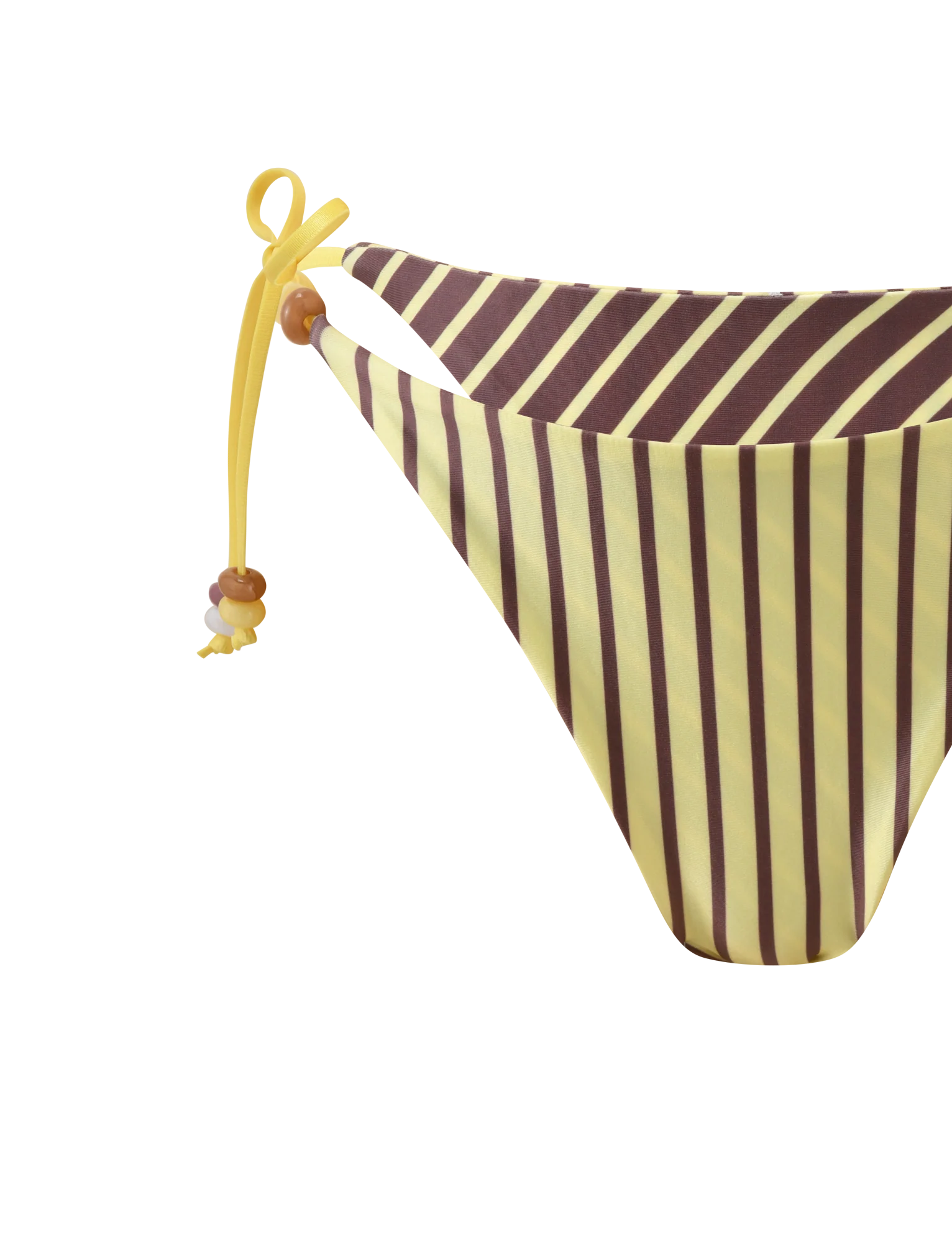 FINLEA REVERSIBLE BIKINI BOTTOM - BROWN AND YELLOW STRIPE - Image 14