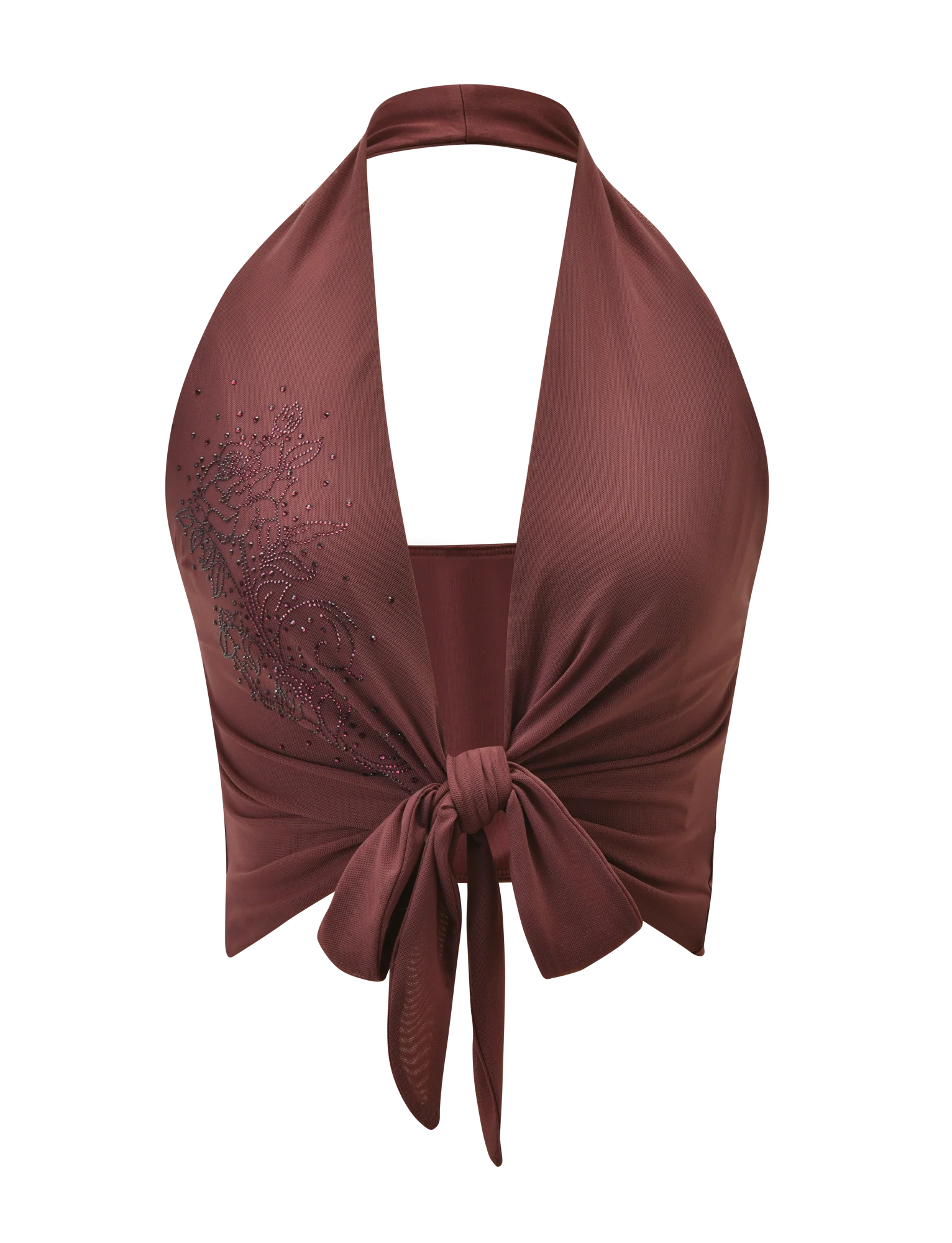 GEORGIE DIAMANTE TOP - CHOCOLATE - Image 6