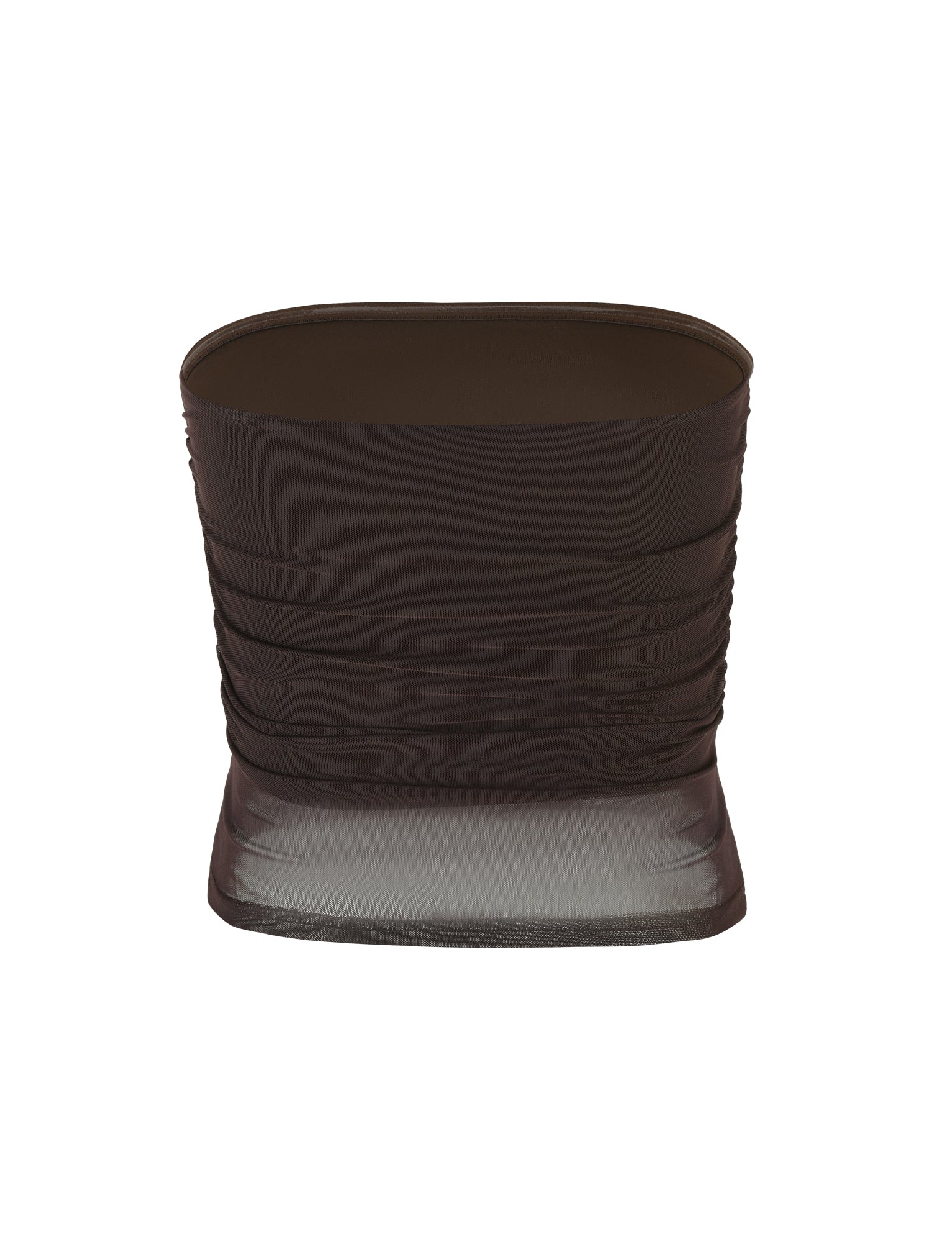 HARRIETT TUBE TOP - BROWN : CHOCOLATE - Image 8