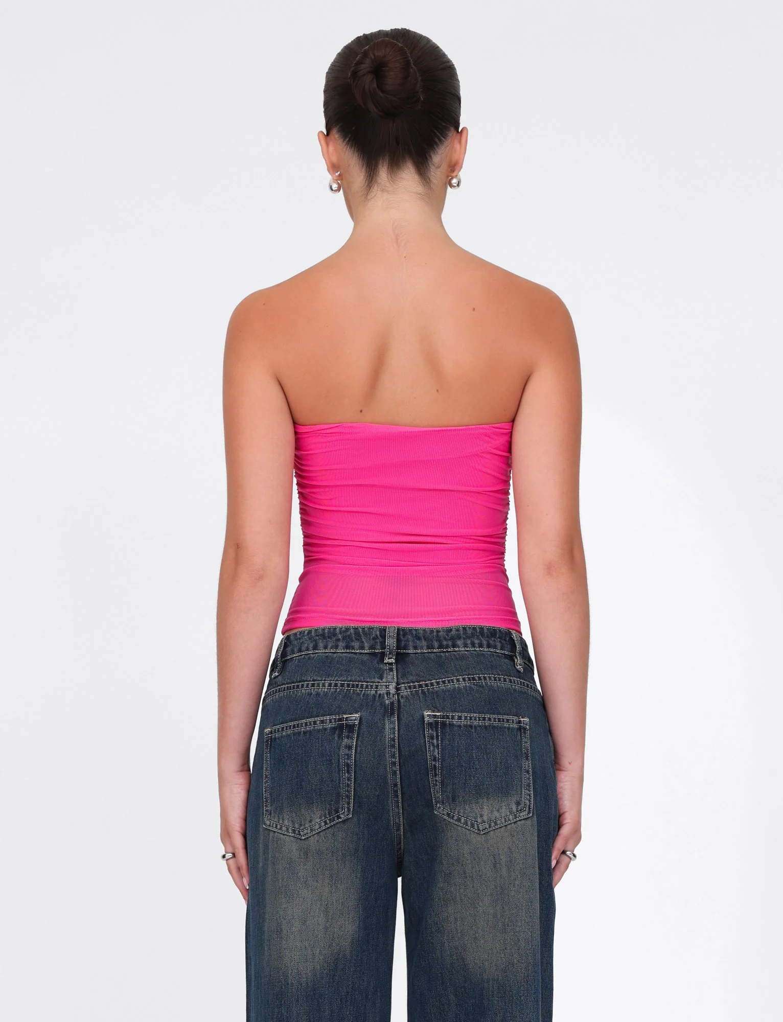 HARRIETT TUBE TOP - PINK : PINK - Image 6