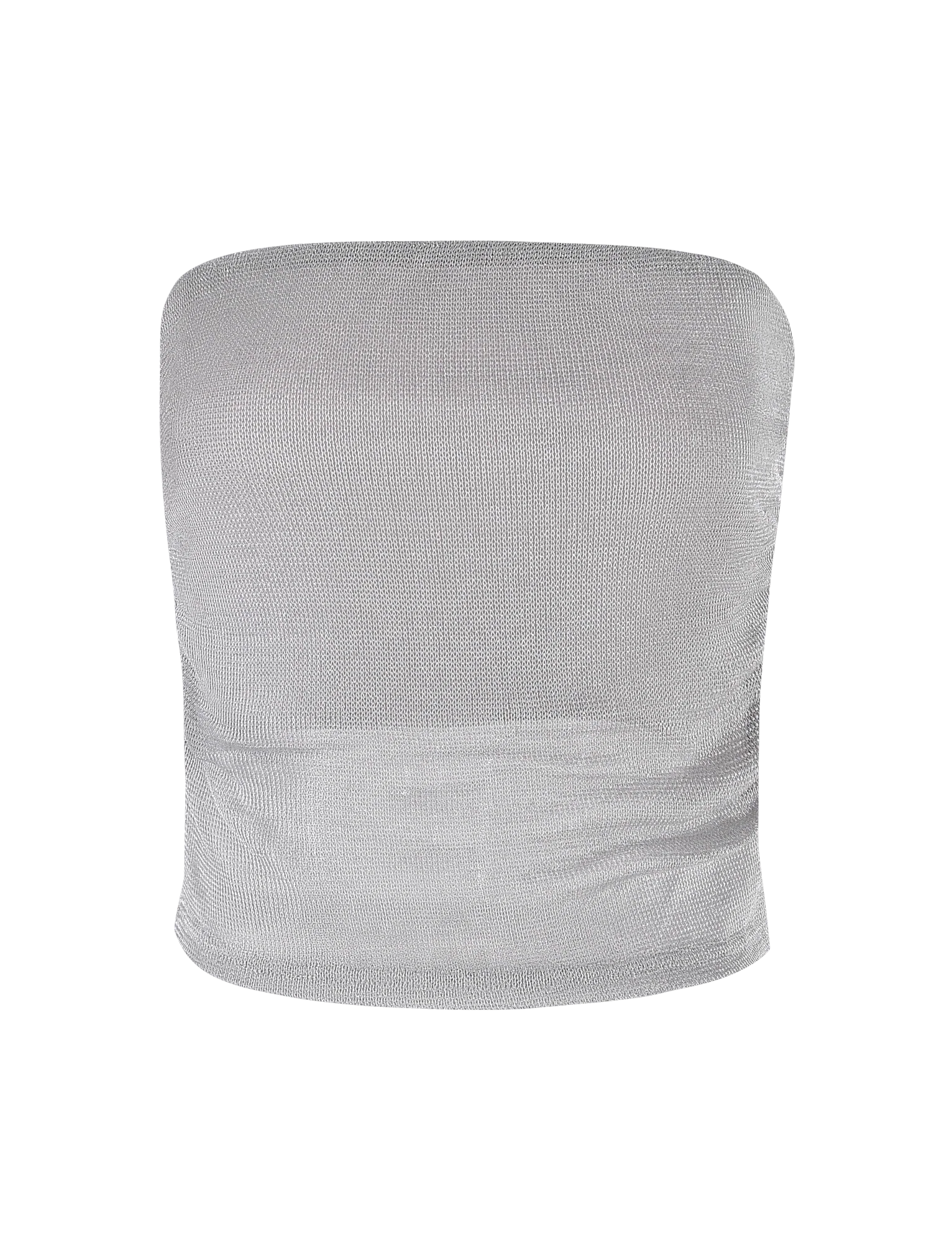 HARRIETT TUBE TOP - SILVER - Image 7