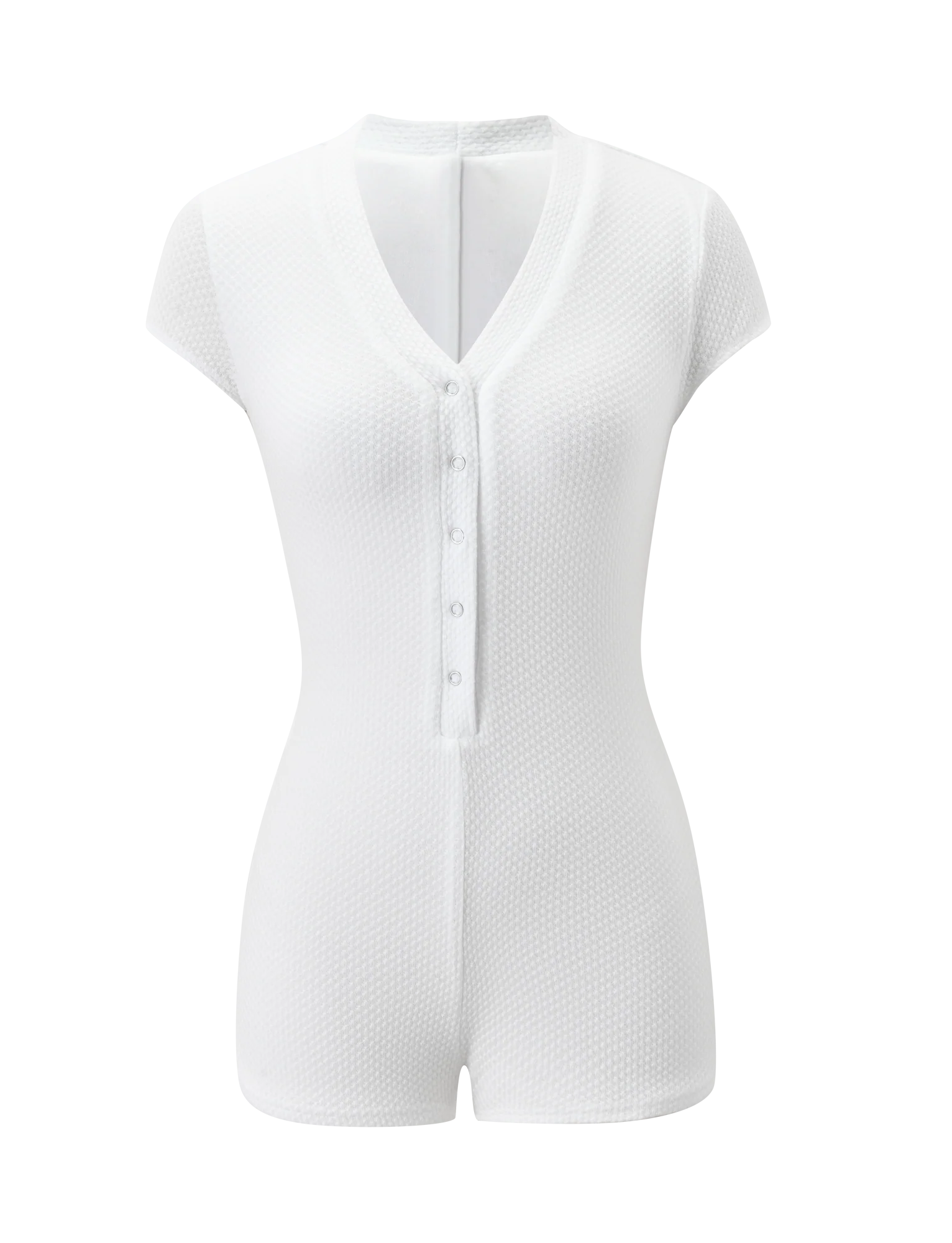 HILSIE PLAYSUIT - WHITE - Image 7