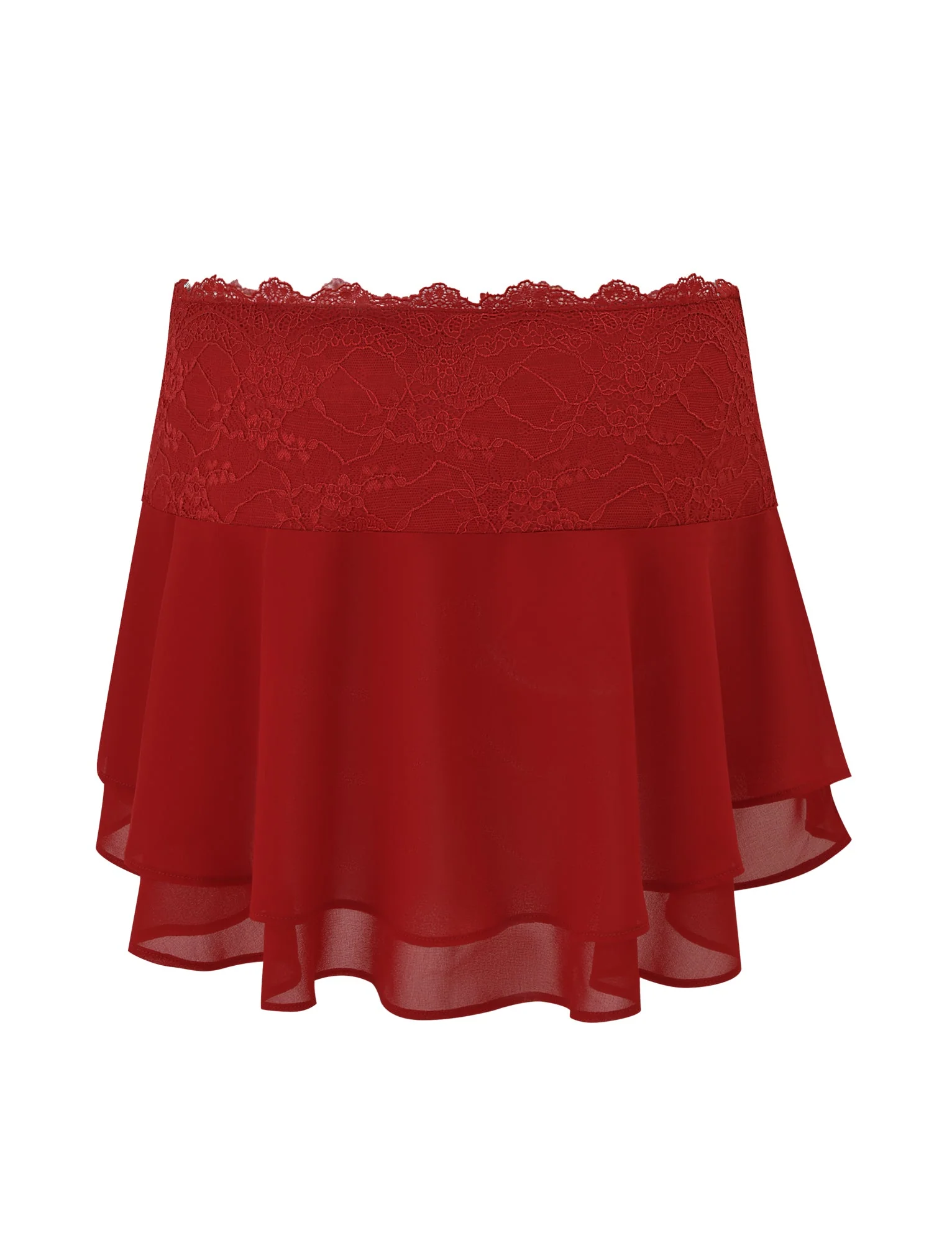 INDIGO SKIRT - RED - Image 9