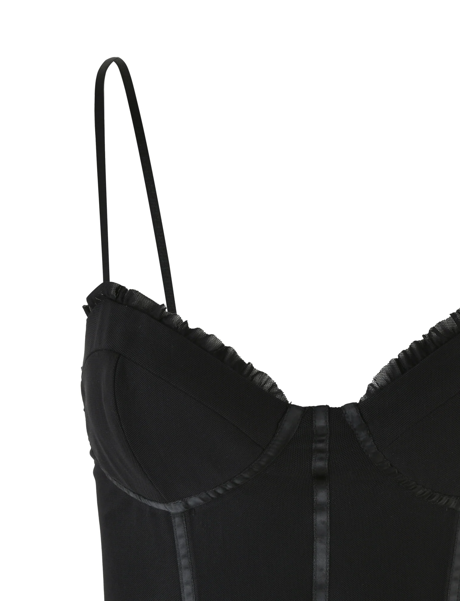 KAIRA CORSET TOP - BLACK - Image 9