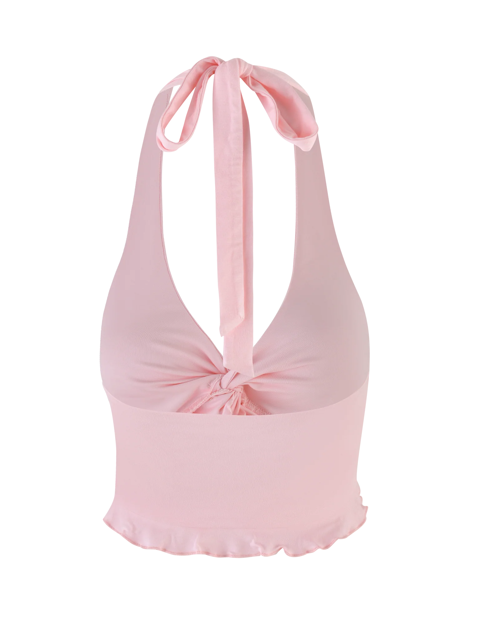 KATYA HALTER TOP - PALE PINK - Image 6