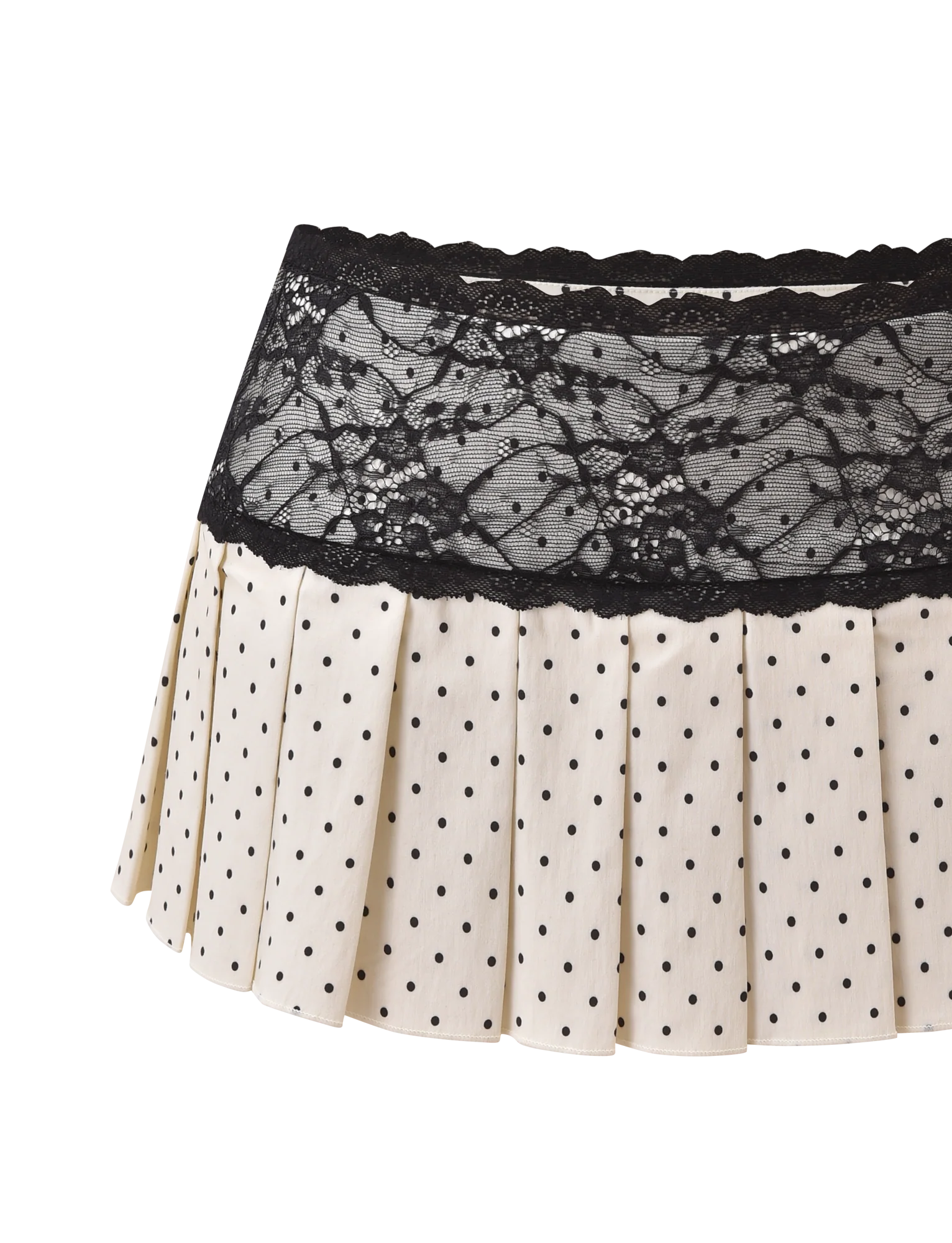 KITTIE LACE SKORT - CREAM DOT - Image 9